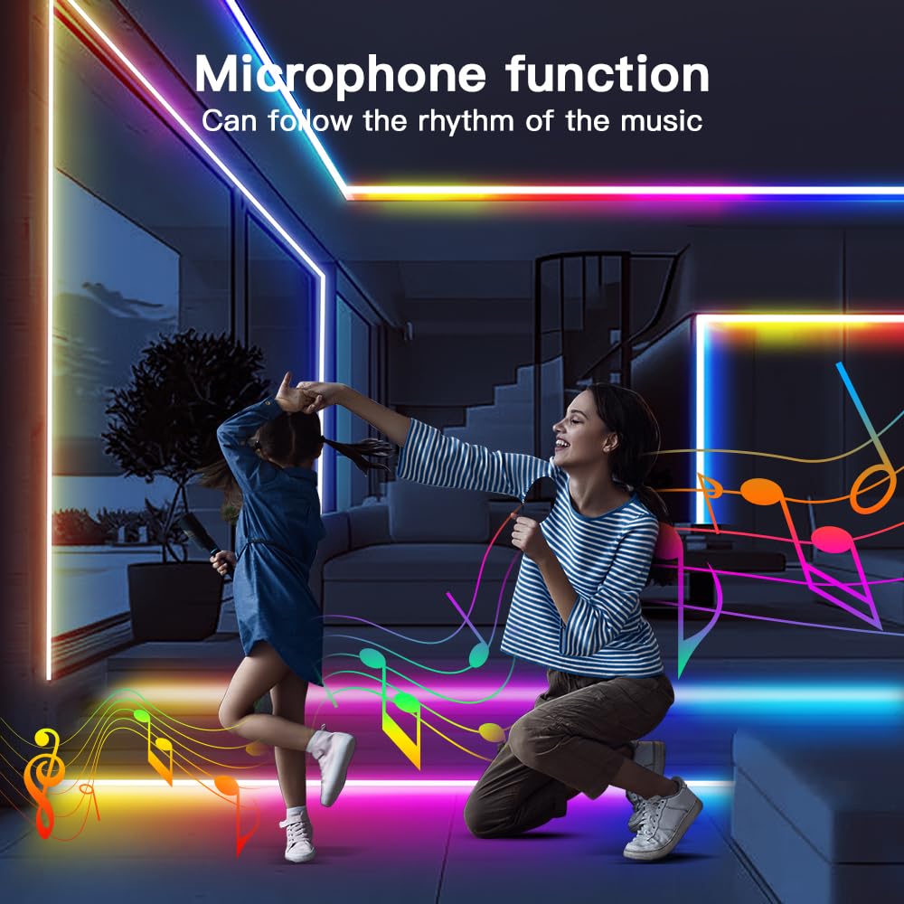 Esp32 Wled Led Strip Light Controller 15A Fuse Music Mic Diy Dynamic Lighting Uart Usb-C Download Energy Save Relay App Control Rgb Ic Addressable Digital Ws2811 Ws2812 Sk6812 Tm1814 Ws2813 Ws2815 Etc