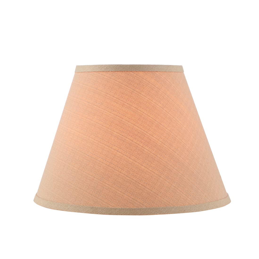 Aspen Creative 32692, Transitional Empire Shape Spider Construction Lamp Shade, Sepia, 7&quot; Top X 13&quot; Bottom X 9-1/2&quot; Slant