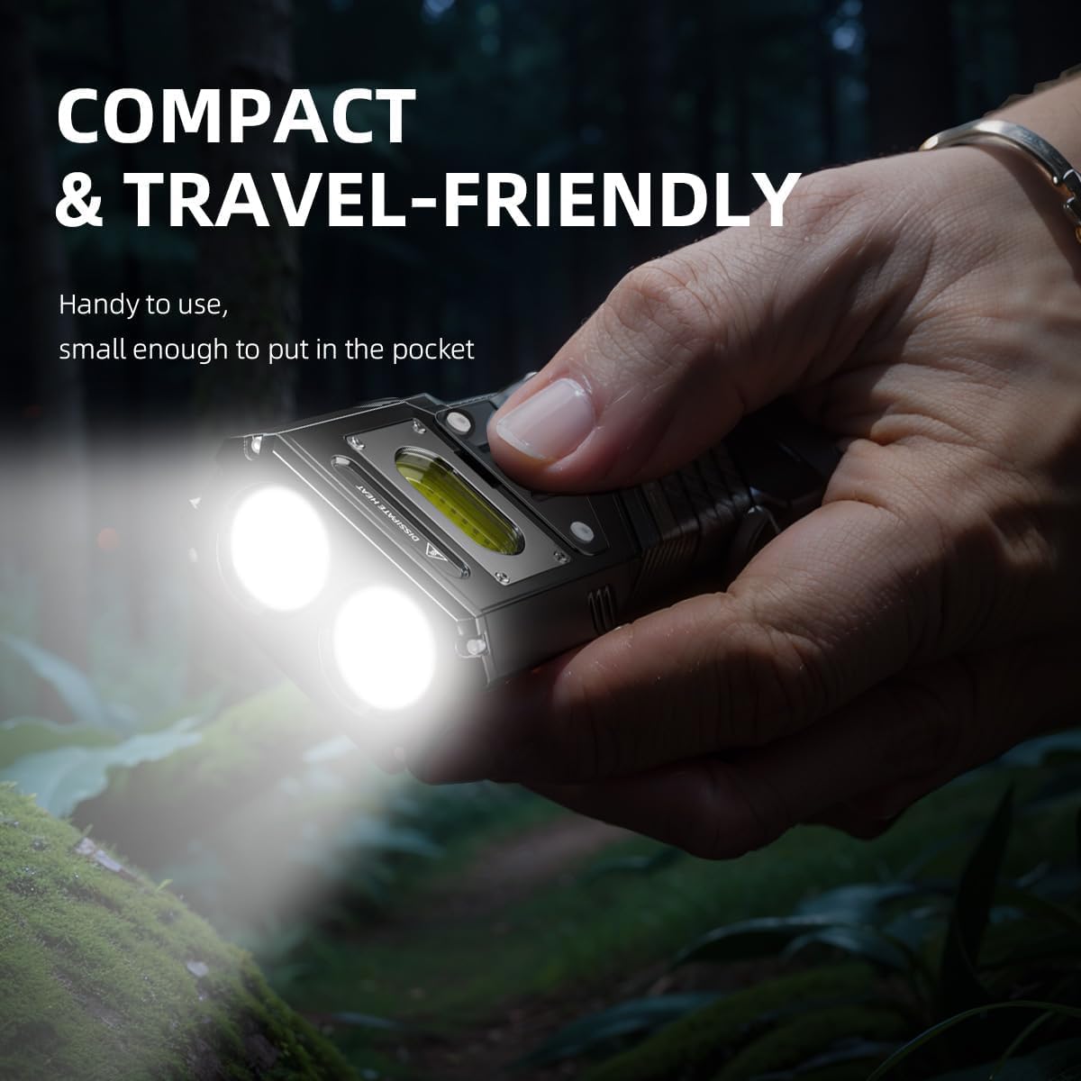 WARSUN X609 Robotic Flashlight, Super Bright 3000 Lumens, Flashlight High Lumens, Rechargeable Led Flashlight, Flash Light 7 Mod