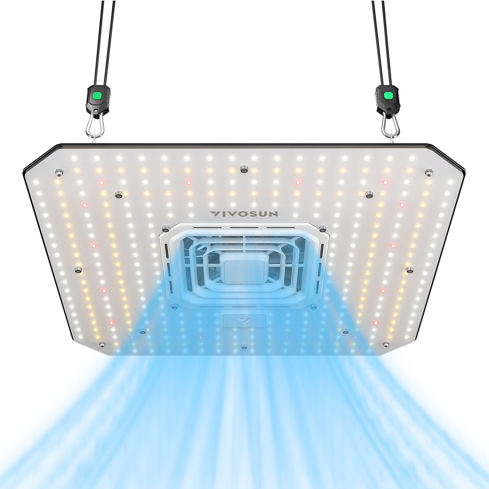 Vivosun Aerolight A100Se, Led Grow Light 100W With Integrated Circulation Fan, Compatible With App, Used With Growhub Controller E42A/E25 To Achieve More Functions For 2X2/3X3 Grow Tent