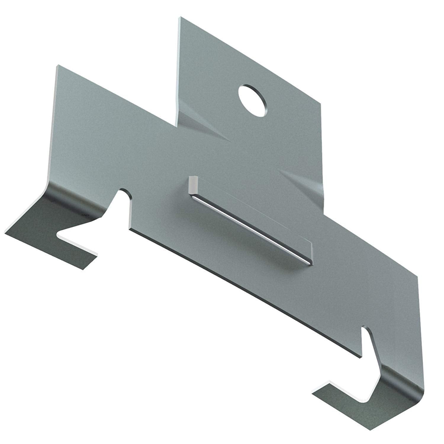 harrrrd Retrofit Recessed Downlight Housing C Clips - 30 Pack (15 Pairs), Zinc Material, Self Tapping Screws Included