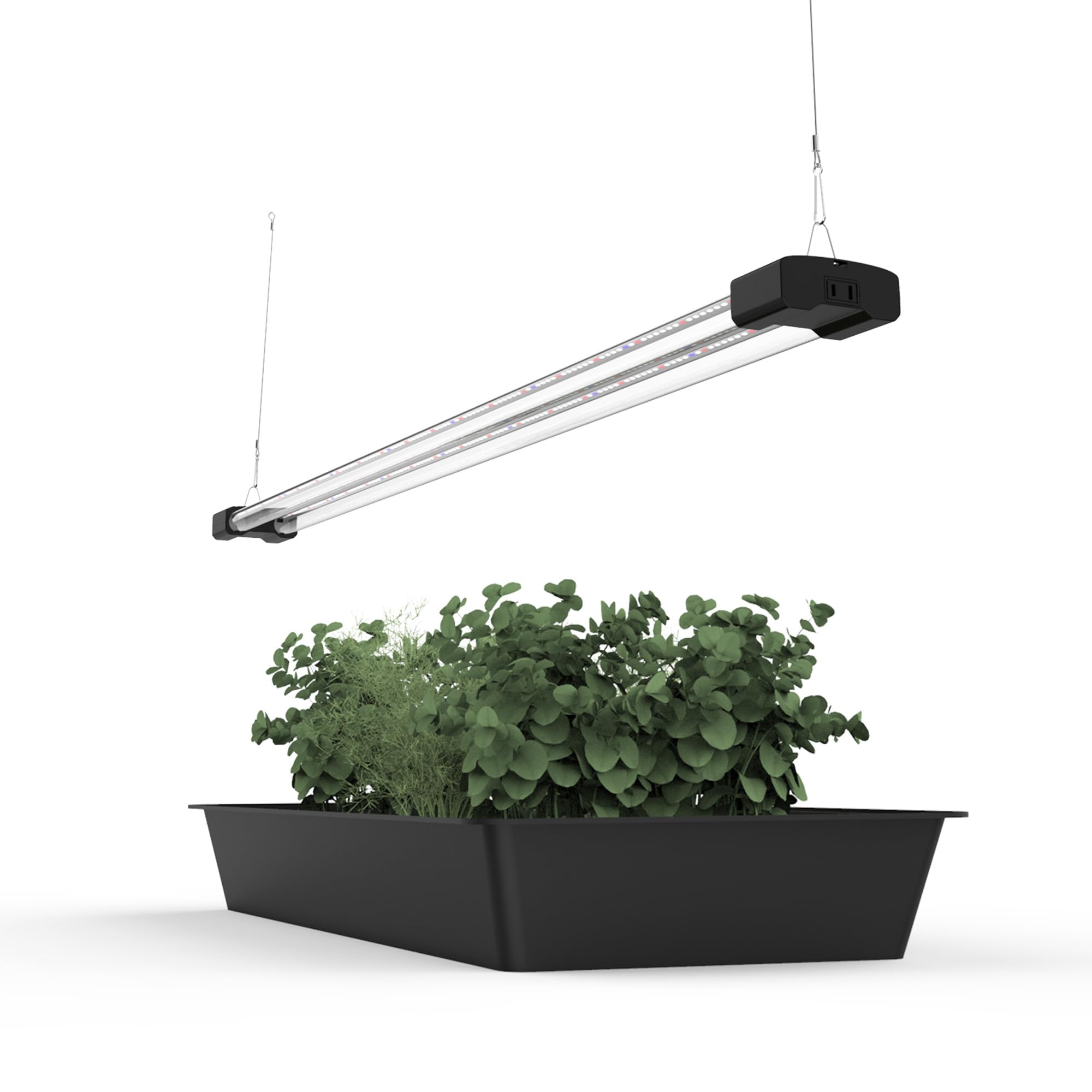 BoostGro 4FT LED Succulent Terrarium Plant Grow Light Linkable Full Spectrum Daylight with Enhanced 660nm Red and 450nm Blue Lig