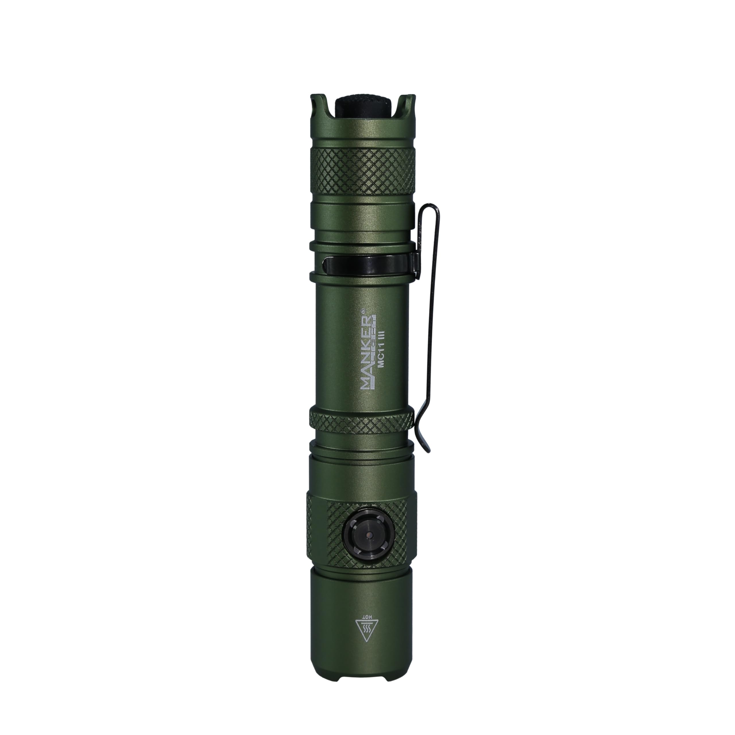 MANKER MC11 III Tactical Flashlight, 1400 Lumens Super Bright, USB-C Rechargeable, 410m Beam, IP68 Waterproof, 360Hrs Runtime fo