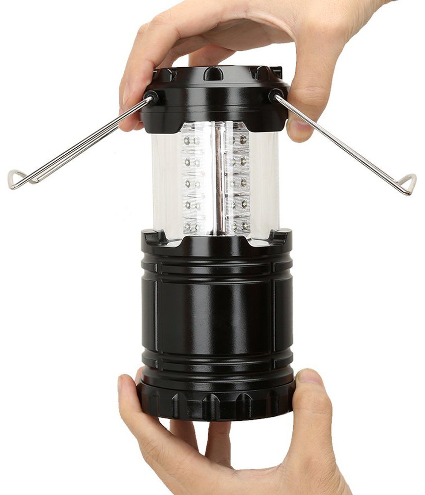 Elevon Ultra Bright LED Collapsible Water Resistant Camping Lantern Flashlights
