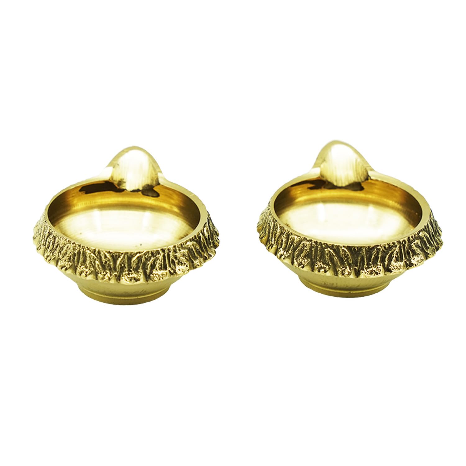 Dalvkot Brass Kuber Diyas Oil Lamps Set for Puja Room Decoration and Diwali Festival (2)
