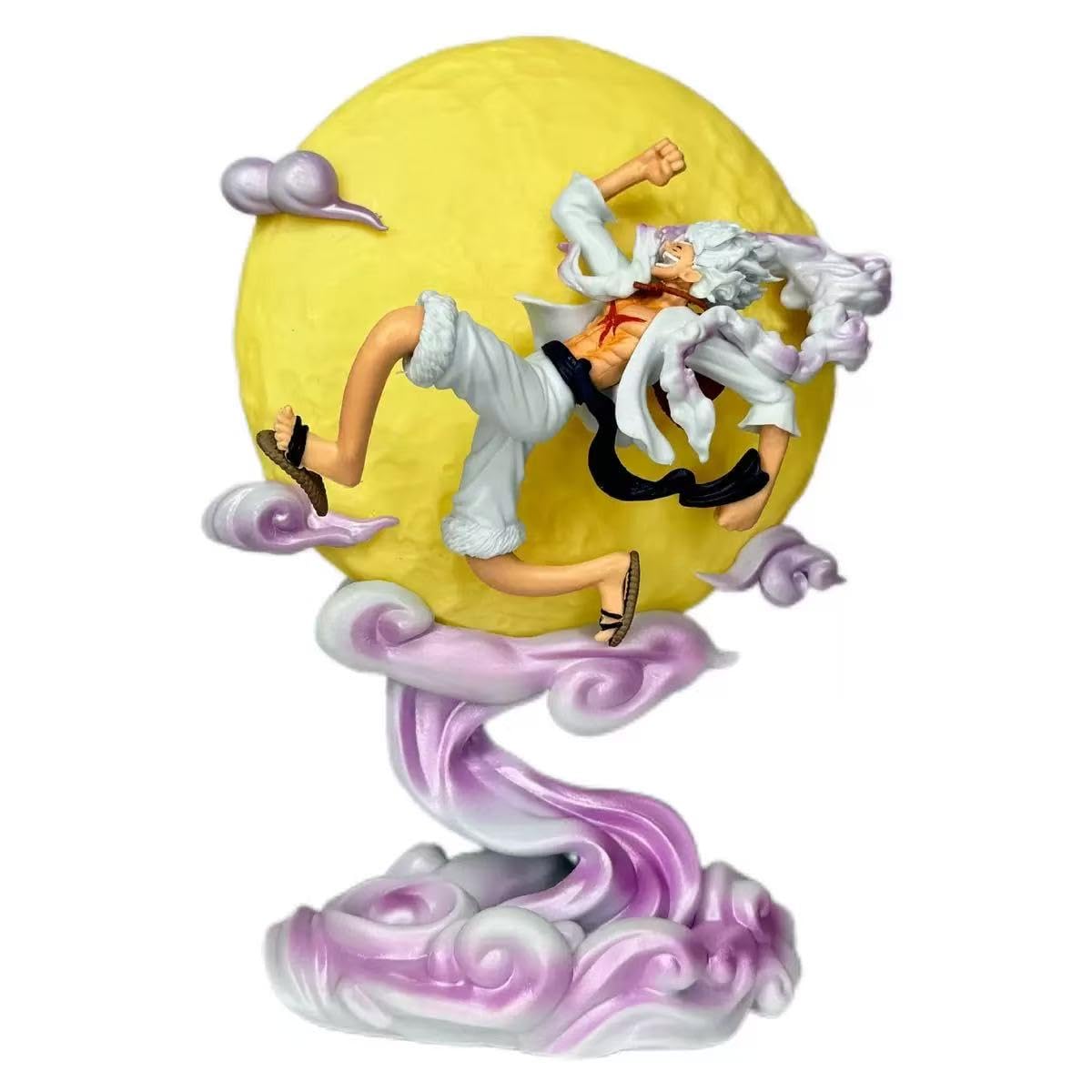 CBKSUHBADE Anime One Piece Figure  Nika Form Figure  Light-Up Version  Anime Figure
