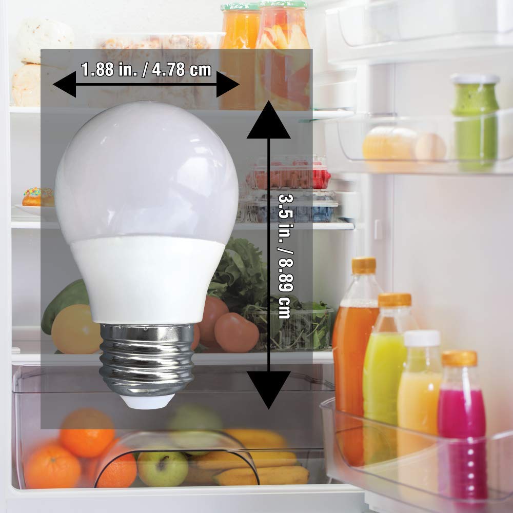 Miracle Led Un-Edison 3-Watt Cool Light For Maytag Refrigerators, 40W Equivalent, 120V E26 Cool White 6000K, A15 Energy Saving A