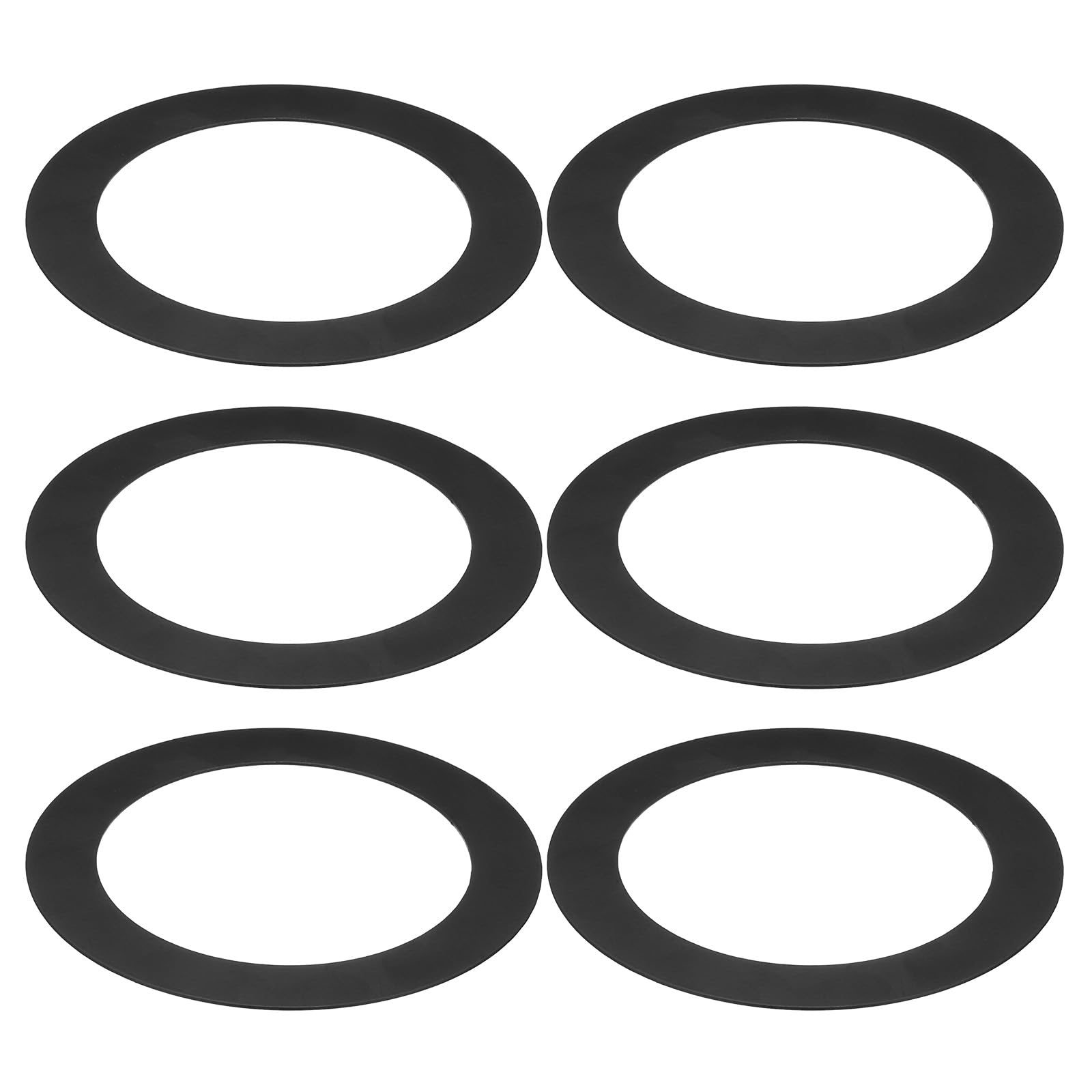 PATIKIL Goof Rings for 6-8 Inch Recessed Can Lighting Down Light, 6 Pcs Metal Goof Trim Rings Cover, Outer Diameter 8.62-inch, I