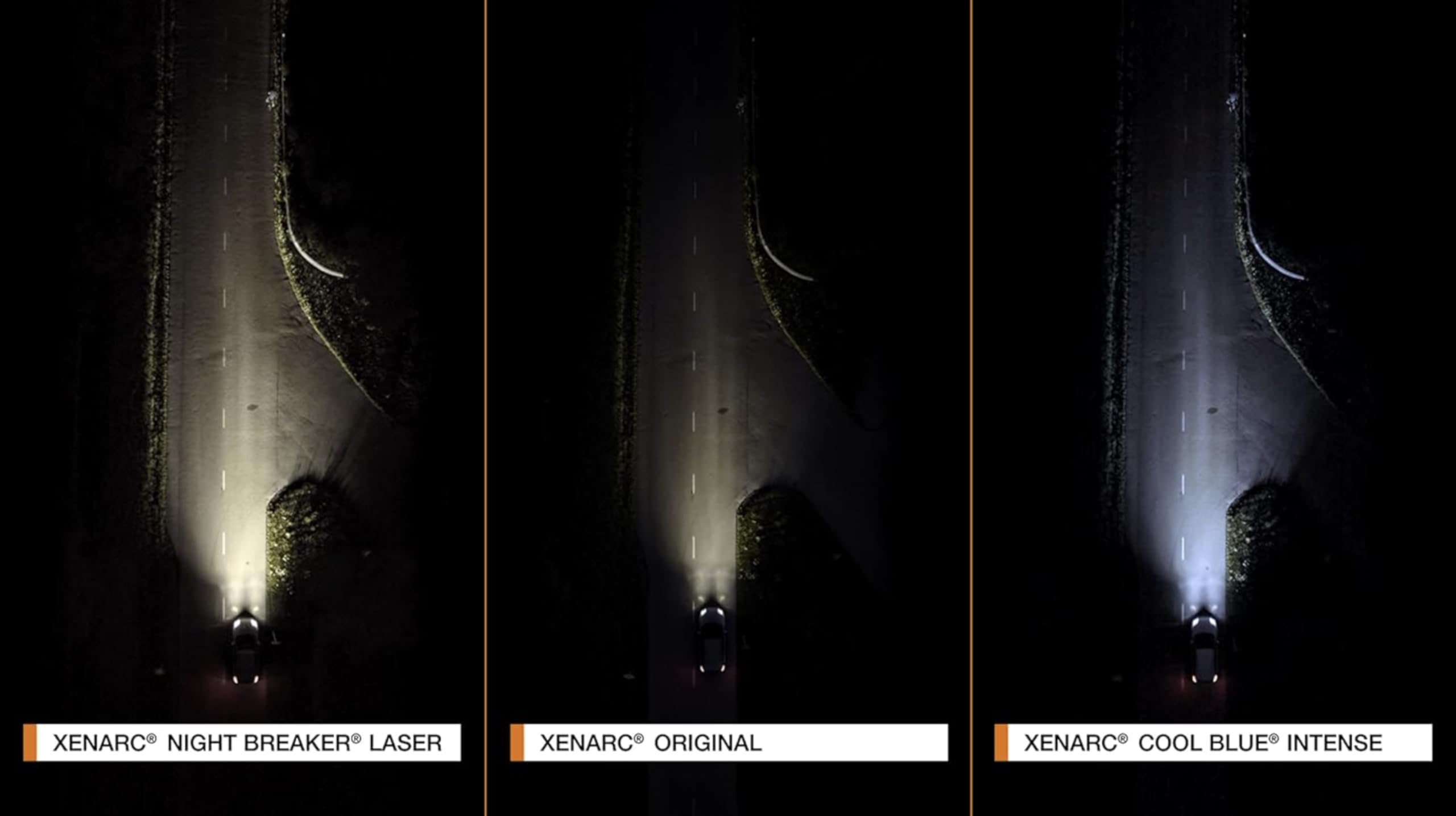 OSRAM XENARC COOL BLUE INTENSE D4S, +150% more brightness, up to 6,200K, xenon headlight lamp, LED look, duo box (2 lamps)