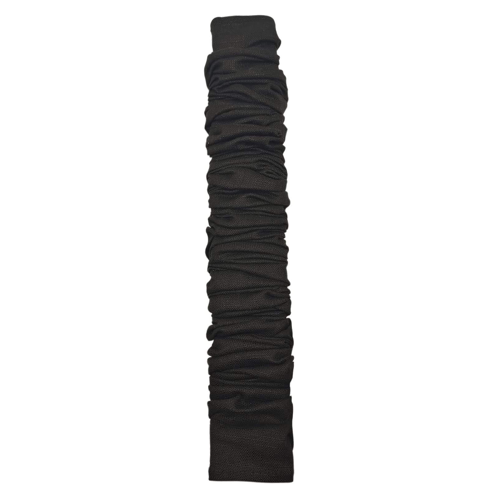 Fabric Cord Cover & Chandelier Chain Cover 1 Pack 6Feet Length For Chandelier Lighting Wires Natural Burlap Easy To Install. (Black)