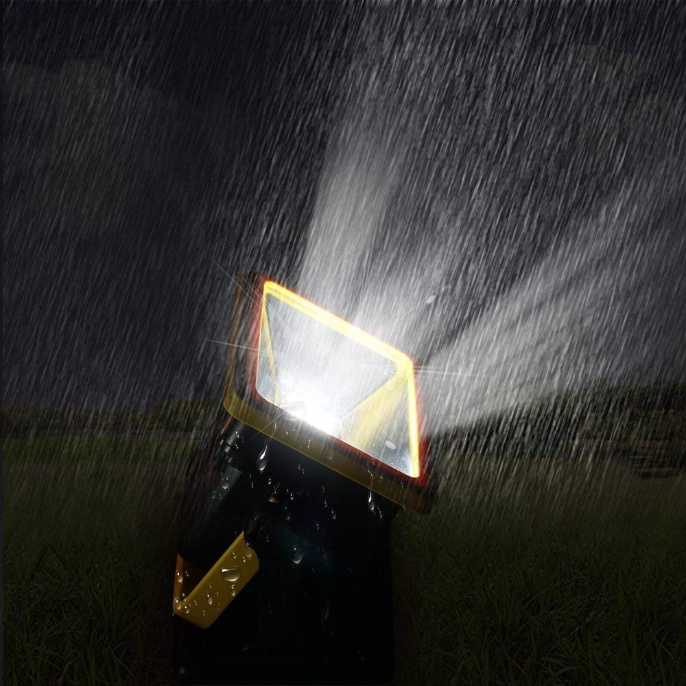 OYOCO 30W Rechargeable Work Light, 2000 Lumens, 3 Light Modes, 180° Rotatable, Waterproof, Black, Model PS1001