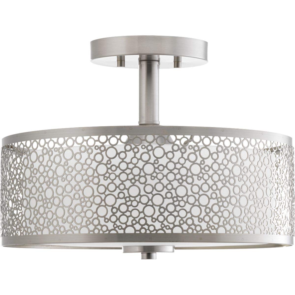 Progress Lighting Mingle LED Semi-Flush Mount 14" Nickel Alloy Steel P2320-0930K9