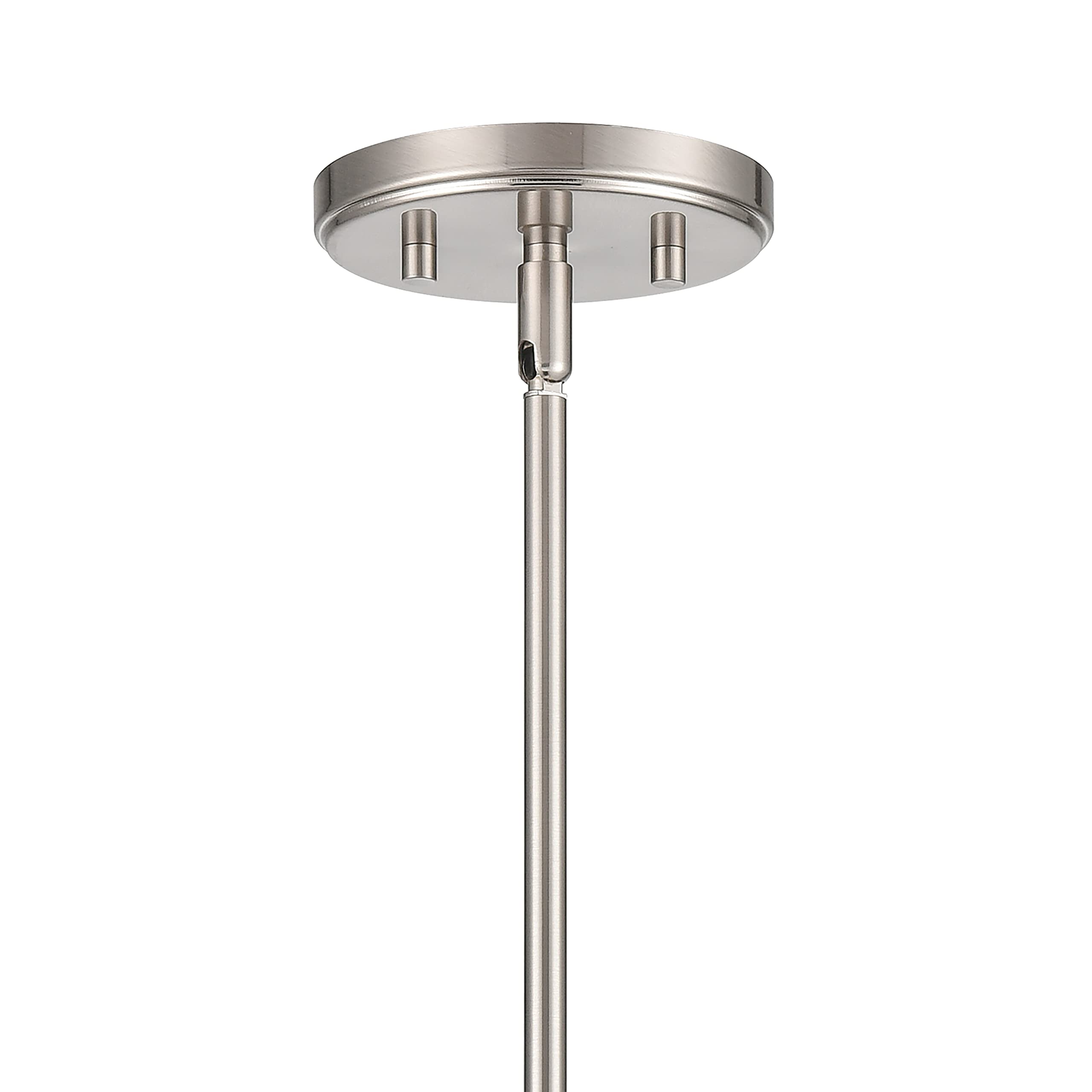 Elk Home Saginaw 6-Light Chandelier, Satin Nickel, 18-Inch Wide, Transitional Style