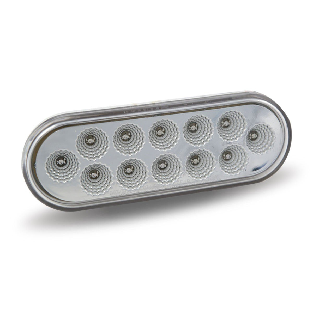 Dual Function Oval Red Stop, Turn & Tail And White Back-Up Led Light