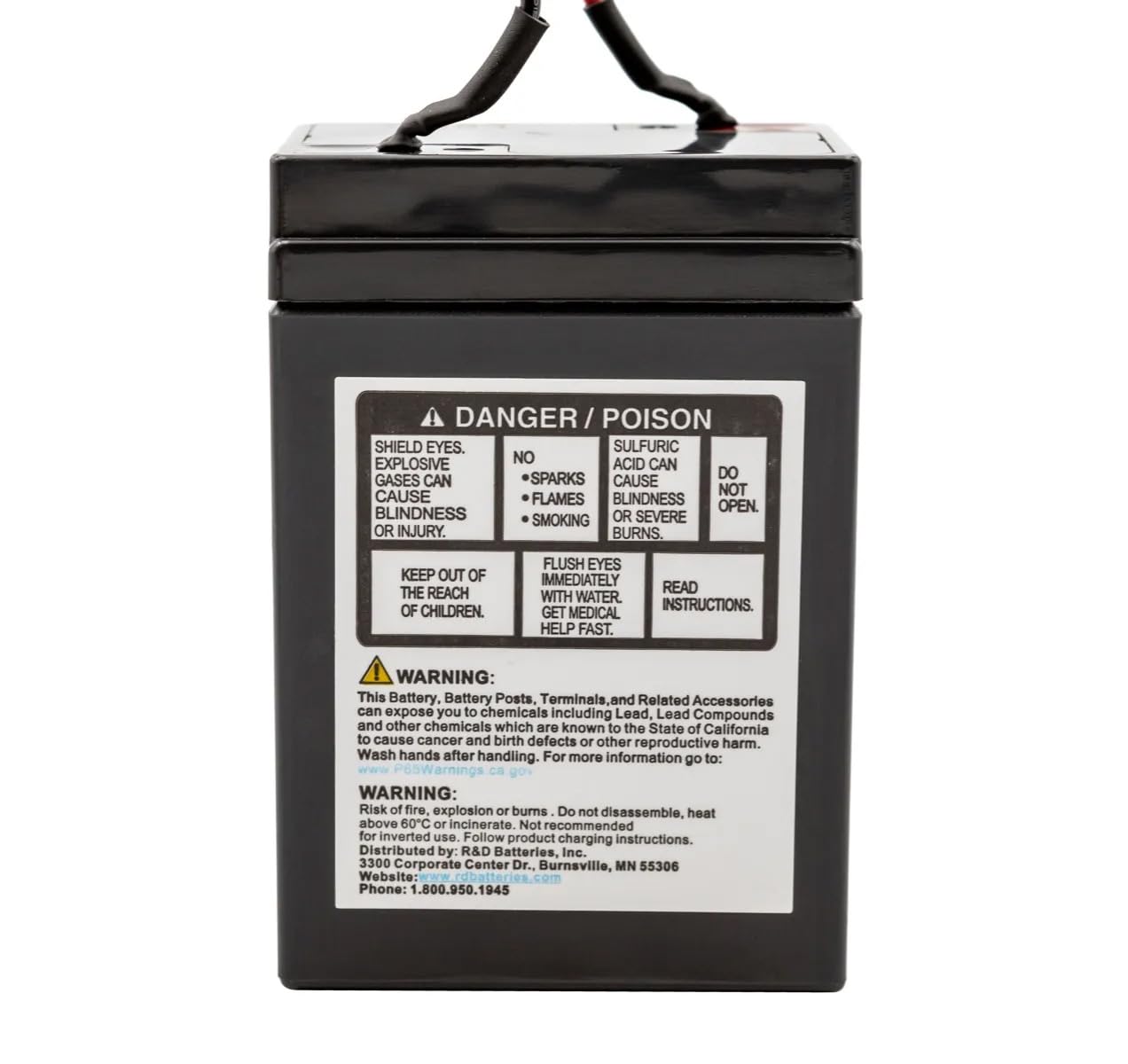 Technical Precision Replacement Battery for Panasonic LC-R064R5P Model LC-R064R5P-AZ-R25K-3