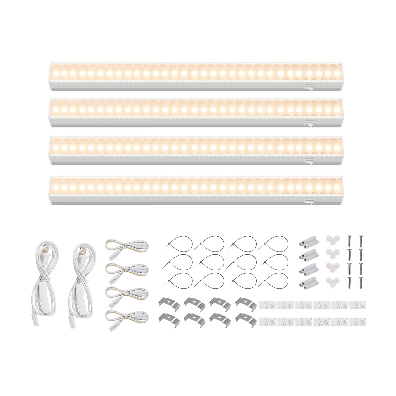 Barrina Grow Lights For Indoor Plants, Full Spectrum Sunlight, 1Ft Plant Growing Lamp, Led Grow Light Bulbs, T5 Grow Light Strip