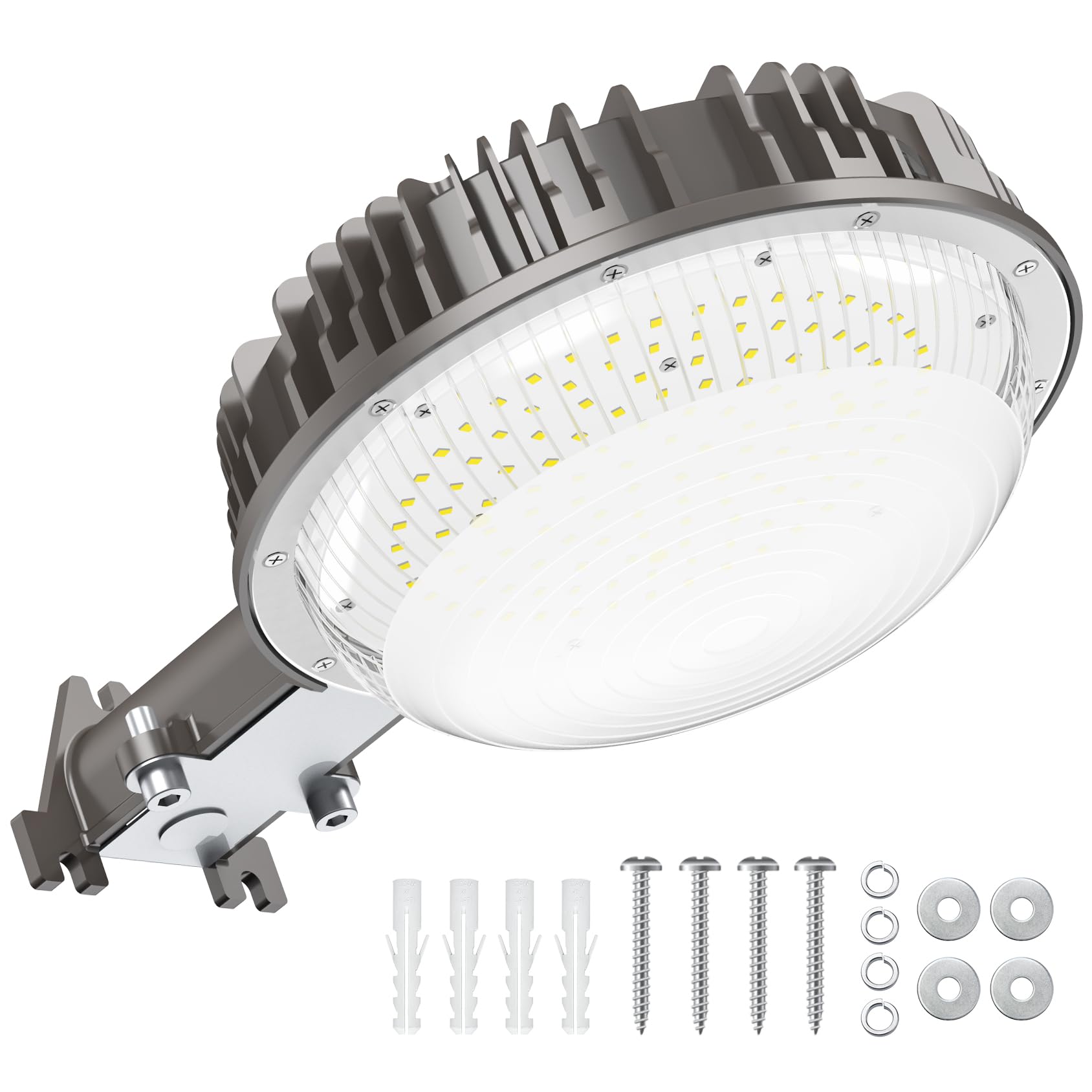 KUKUPPO 120W LED Barn Light with Photocell, ETL Listed 16,800LM LED Yard Light Outdoor, IP65 Waterproof, 5000K Daylight LED Pole