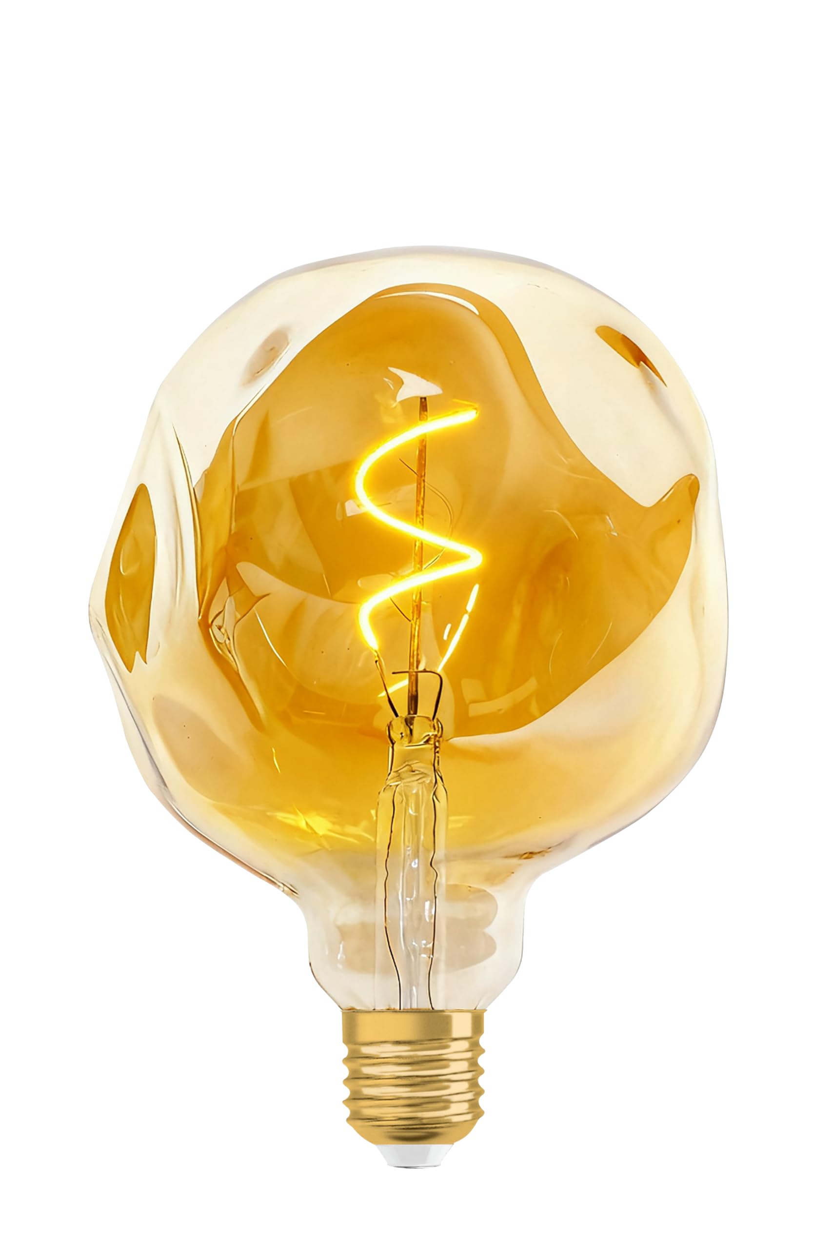 Synoonphen Oversized G40 Large LED Globe Light Bulbs, 40W Equivalent 200 Lumens, Edison LED Bulb E26 Base, Dimmable Amber Light 