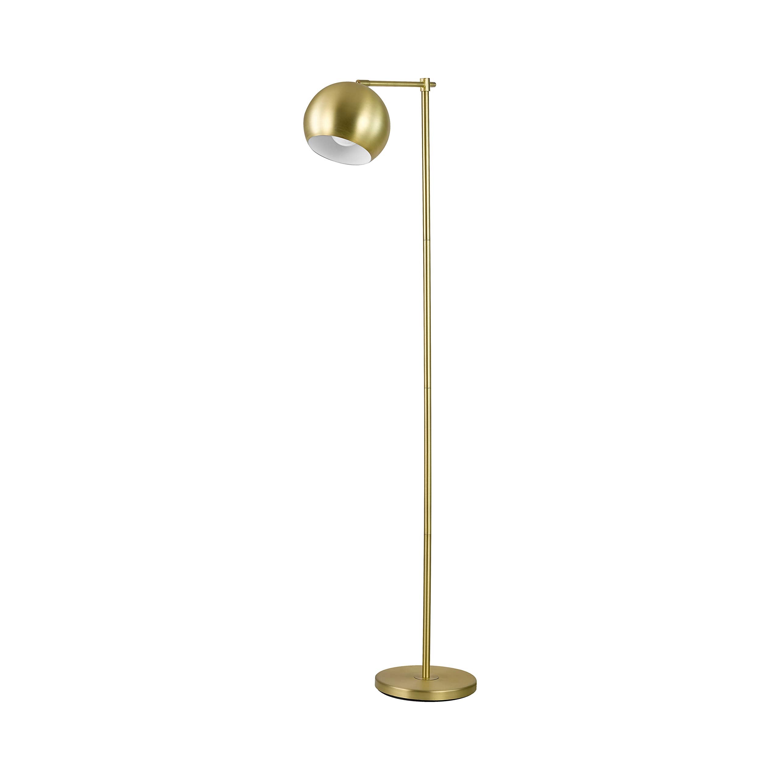 Coaster Home Furnishings 1-Light Floor Lamp Brass Gold/Casual, 21.5&quot;&quot; D X 10.25&quot;&quot; W X 60&quot;&quot; H (920081)