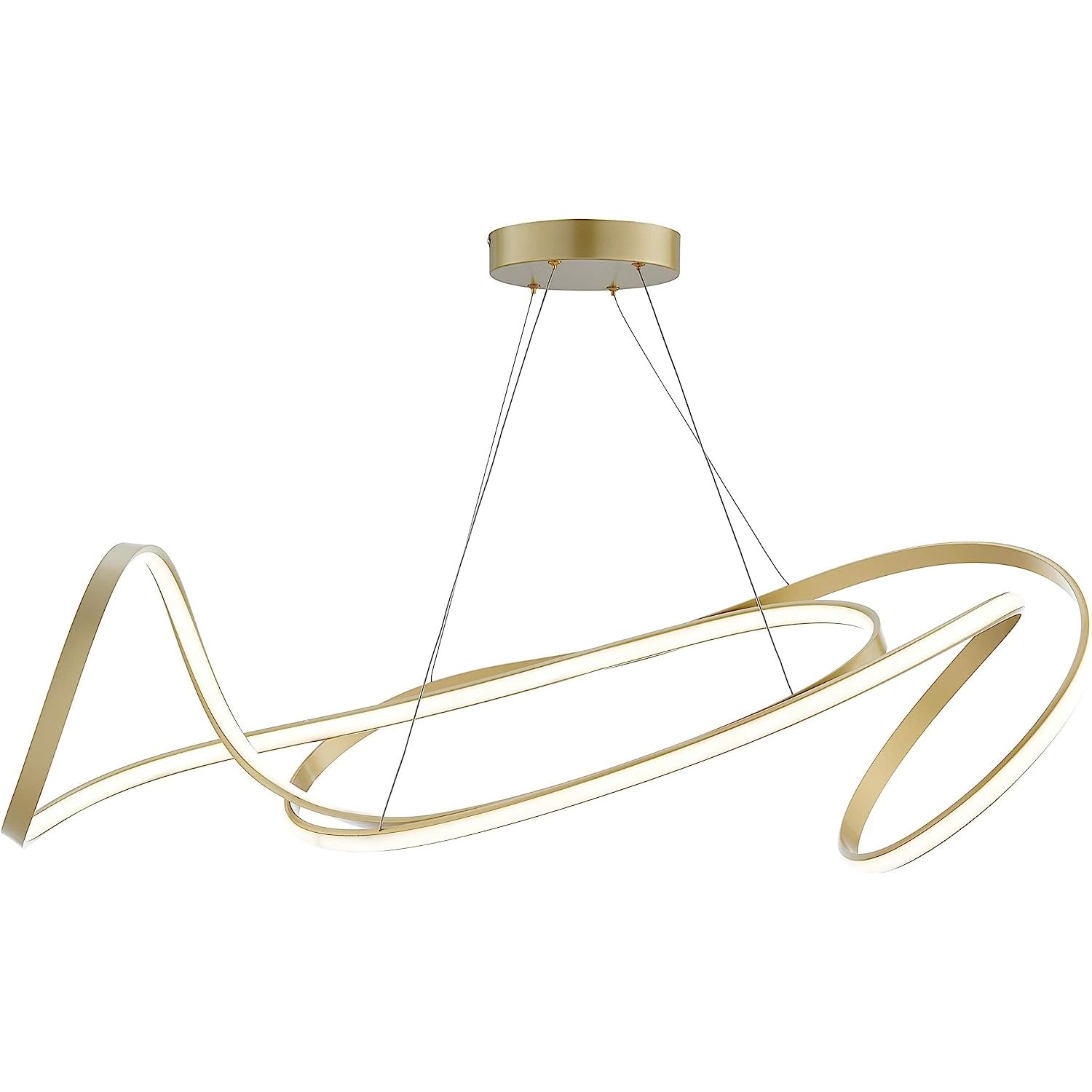 Finesse Decor Moscow LED Chandelier - Gold, Metal, Model CH-006-G