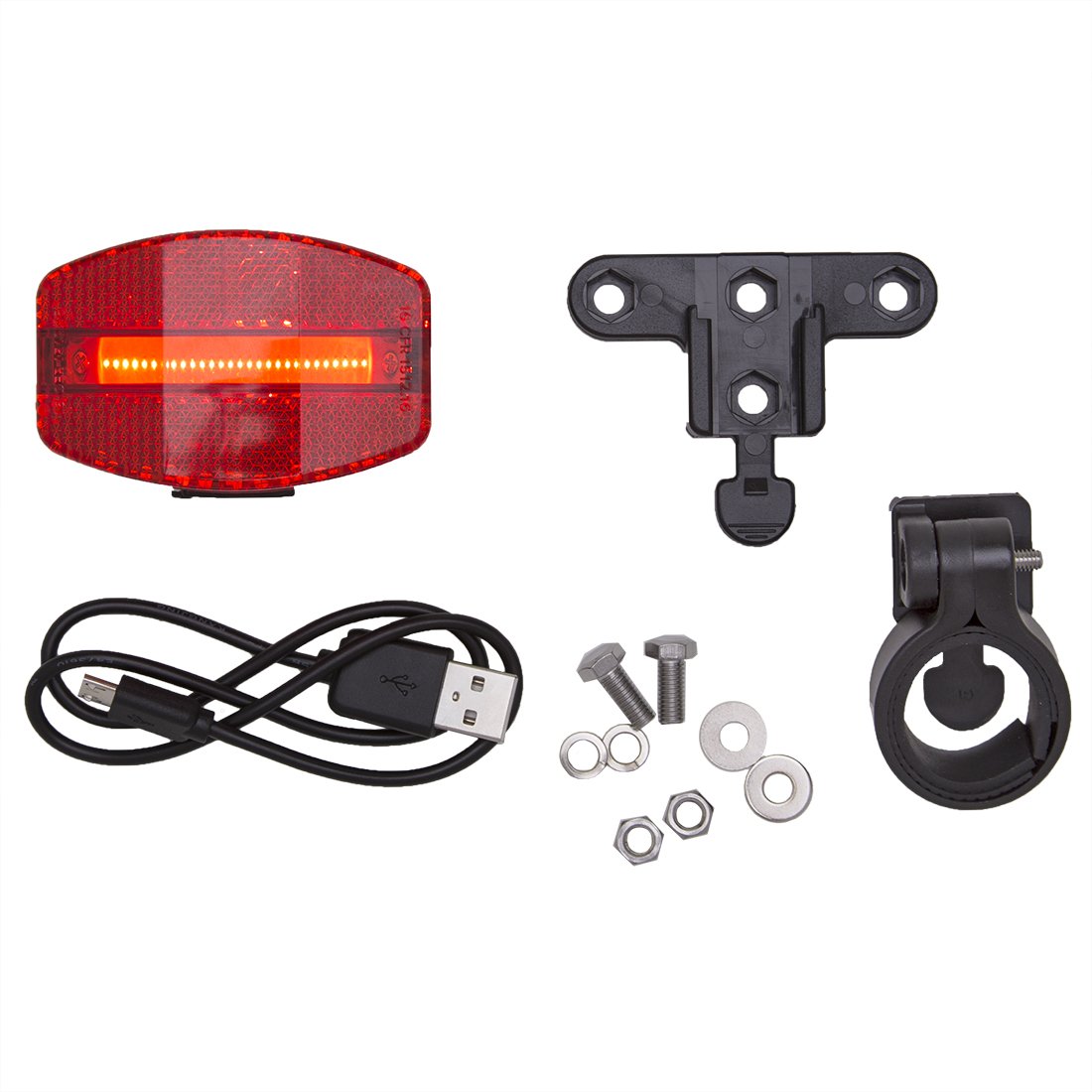 Planet Bike Grateful Red Usb Bike Tail Light 4.5 X 2.25 X 2.75&quot;