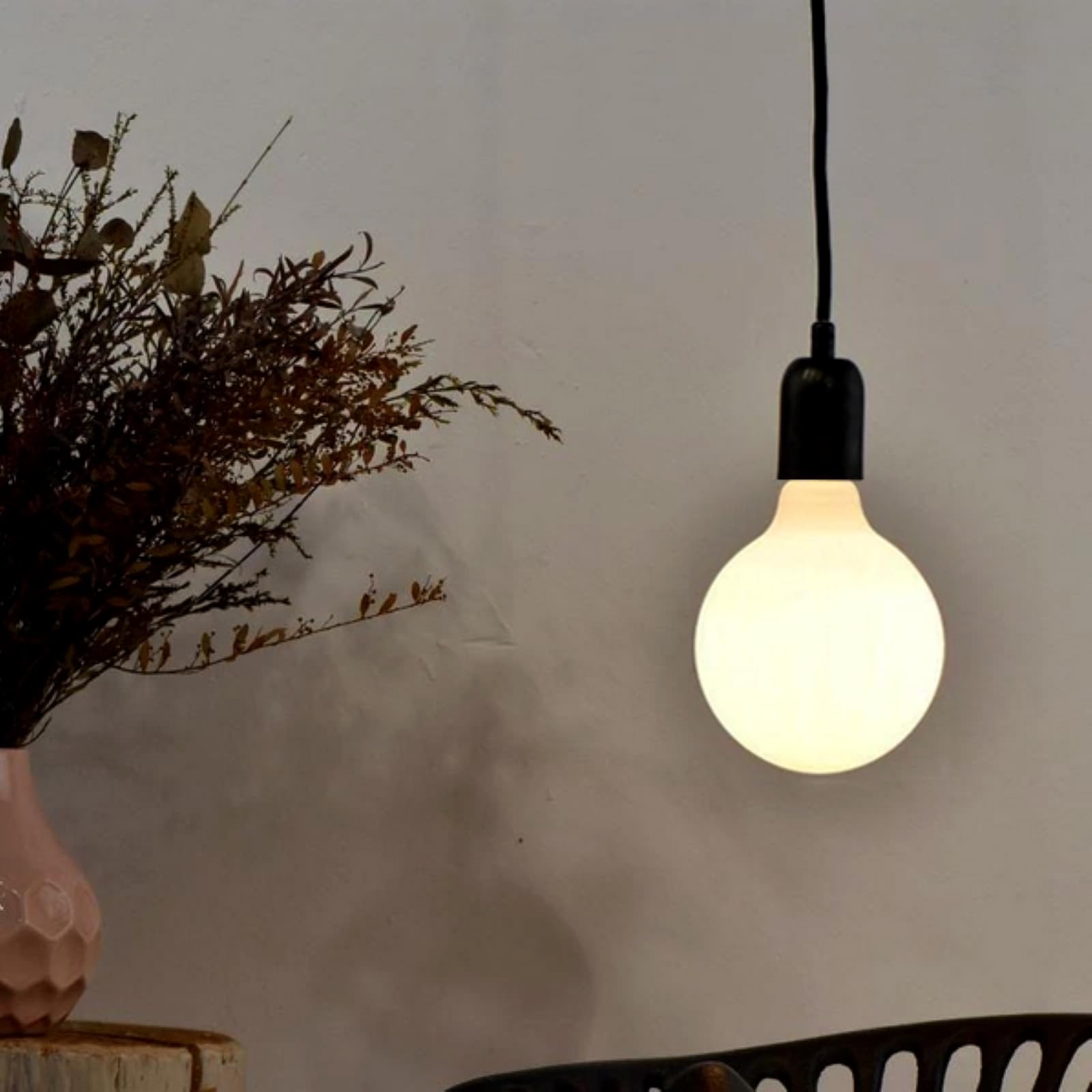 Liii&ARTMAN LED Large Globe Bulb G150/G47, 7W=60W, Dim to Warm 2000K-2800K, Matt White, High CRI