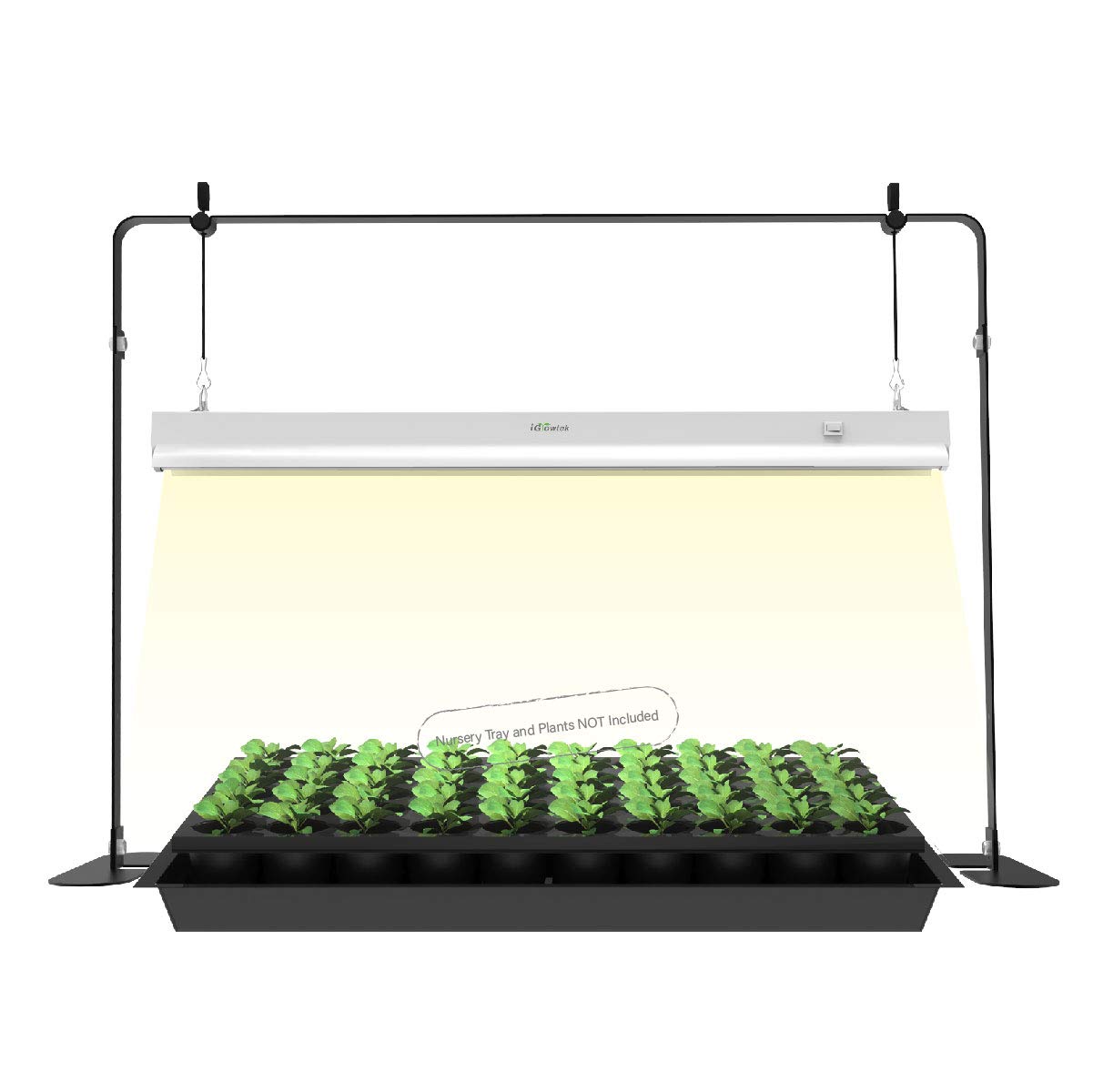 iGrowtek 2ft Grow Light for Seed Starting
