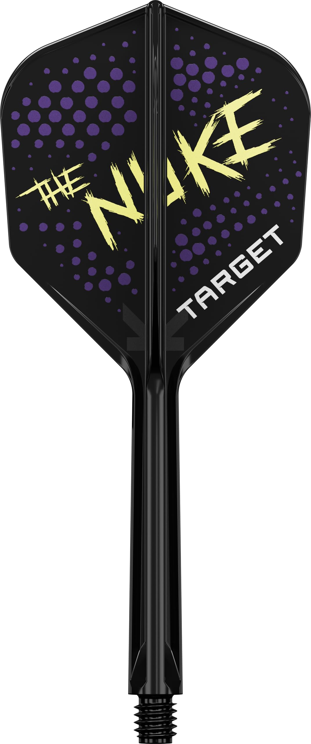 Target Darts Luke Littler K Flex Flights & Shaft System, No.6, Medium (33mm), Multicolour, Pack of 3, The Nuke Player Edition