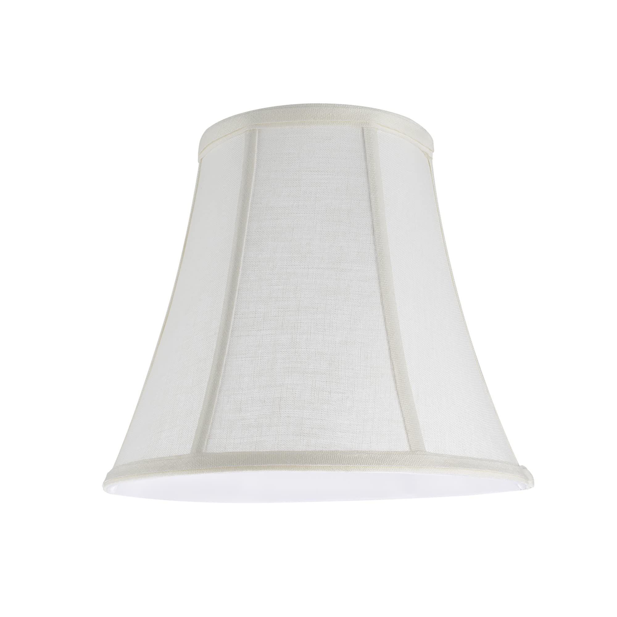 Aspen Creative 30040A Transitional Bell Shape Spider Construction Lamp Shade In Off White, 11&quot; Wide (6&quot; X 11&quot; X 9 3/4&quot;)