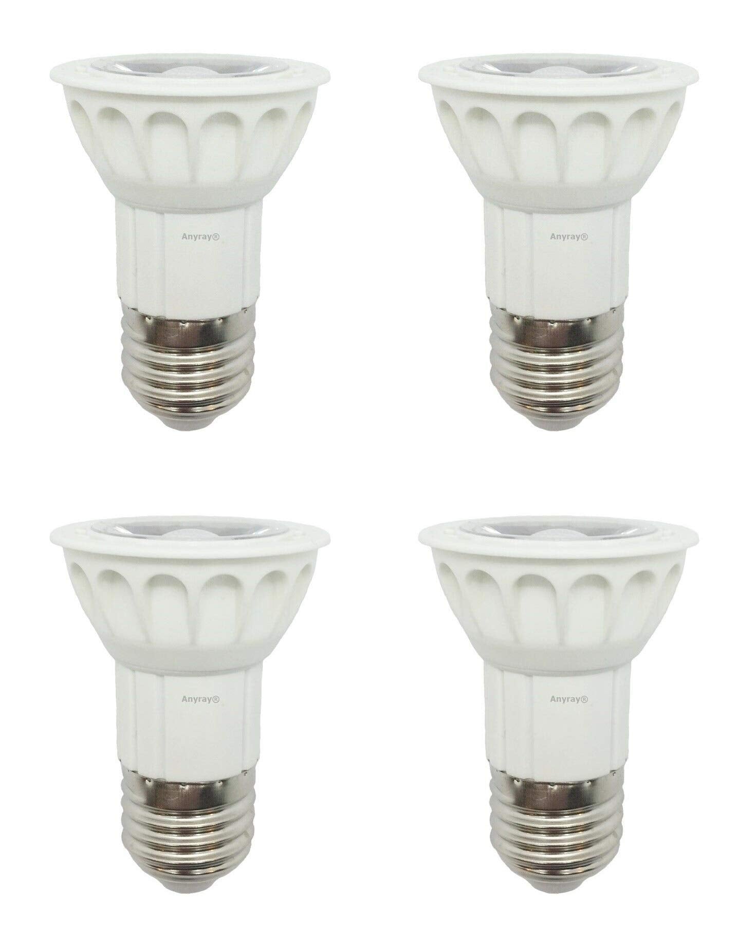 Anyray 4-Led 50-Watt Replacement Bulb For Kitchen Range Hood Bulb European Hoods Standard 5W=50W E27 Base (4-Bulbs)