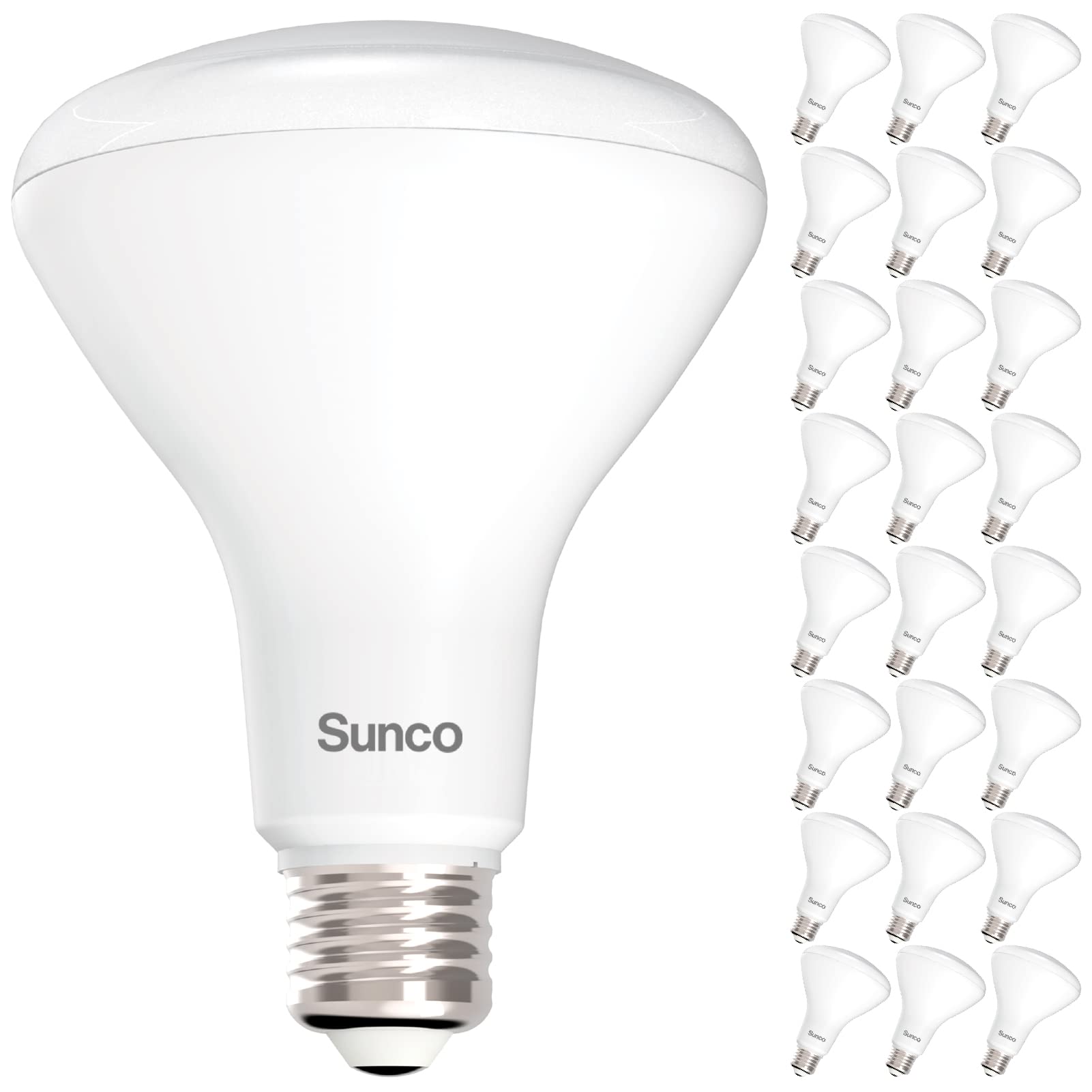 Sunco 24 Pack Br30 Light Bulbs Led, Recessed Can Light Bulbs, Indoor Flood Bulb, 850 Lm, 11W (65W Equivalent), 2700K Soft White,