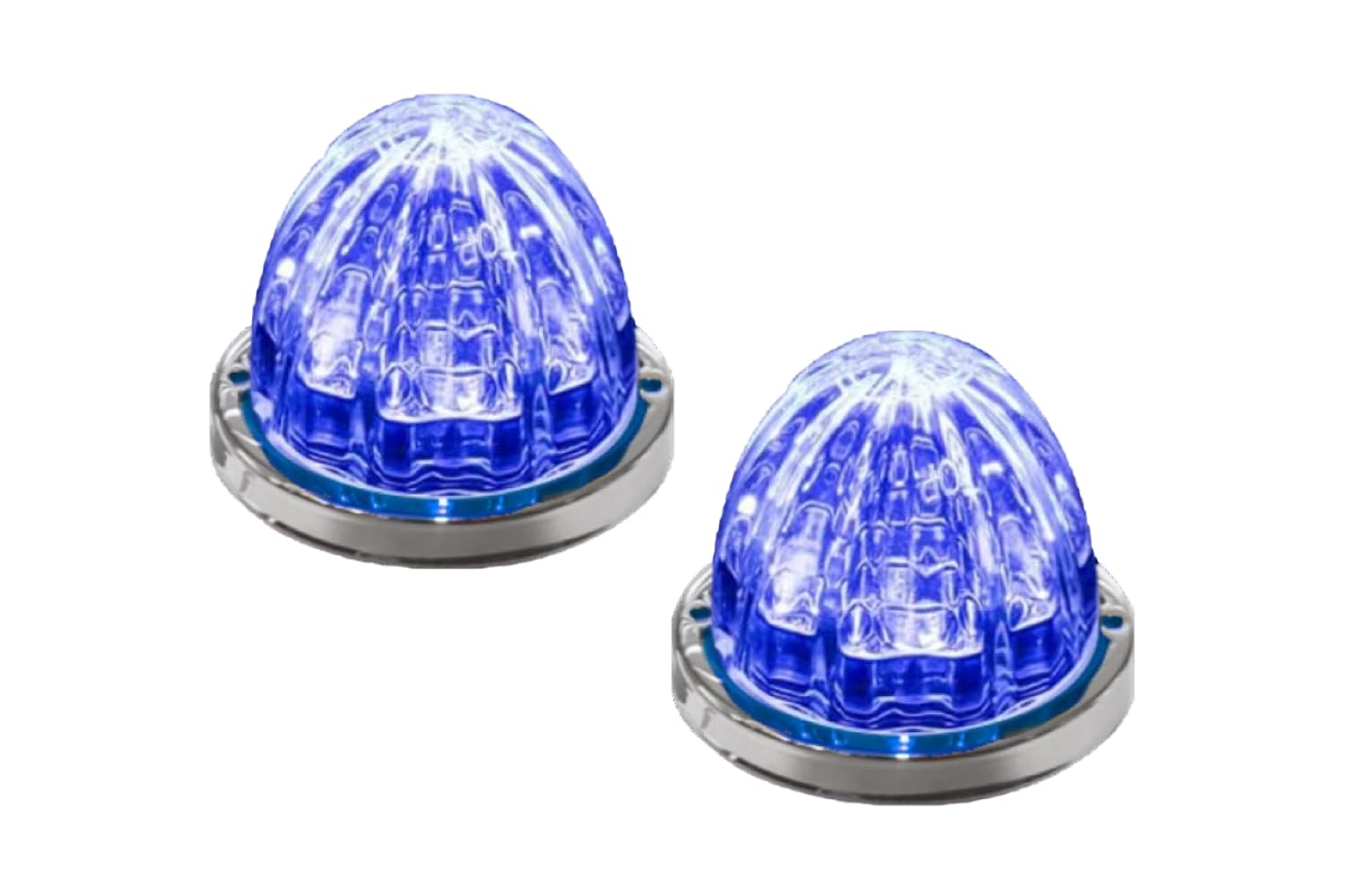 RoadWorks | White/Blue Watermelon HERO Lights | 2 Pack | HEROWBCWM-2