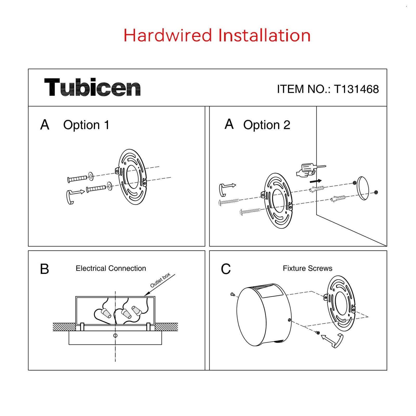 Tubicen Led Wall Sconces Set Of 2, Beam Adjustable Movie Theater Sconce Lights, 6W Dimmable Round Indoor Up Down Wall Lights For
