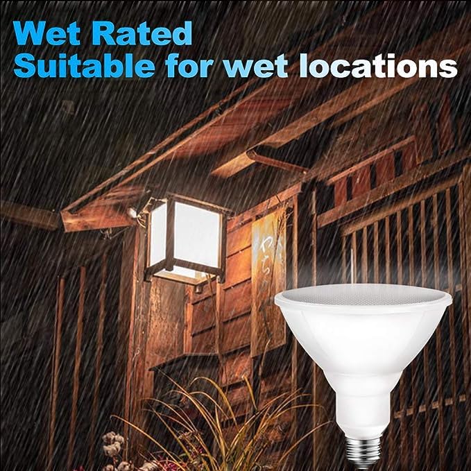 Energetic Par38 Led Flood Outdoor Light Bulb, 5000K Daylight, 90 Watt Equivalent (11W), Wet Rated, 900Lm, E26 Base, Non-Dimmable, Ul, 12 Pack