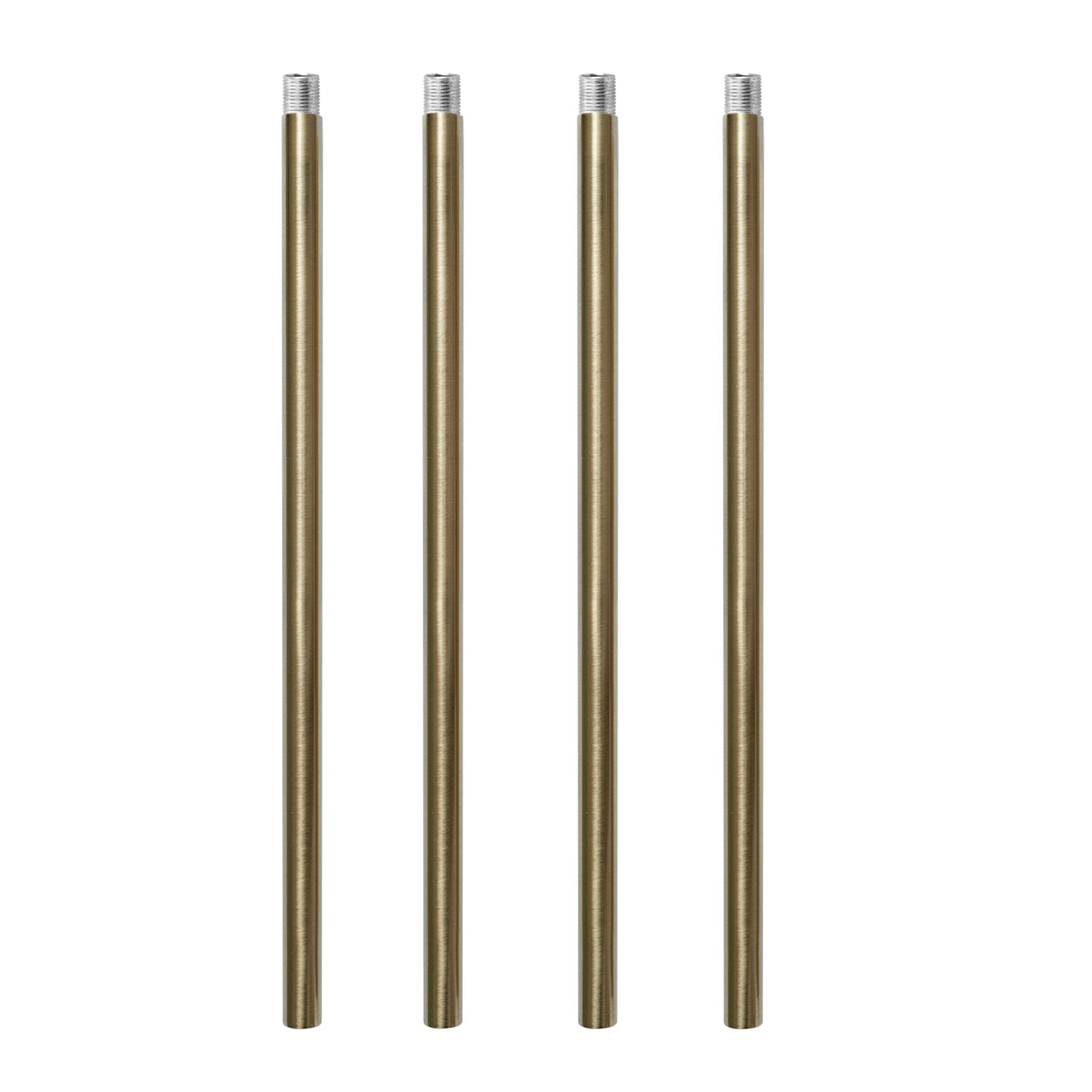 HALIGATE Polished Brass M10 Threaded Extension Rod for Pendant Light, Island Lighting, Chandeliers,Lighting Fixture downrods & S
