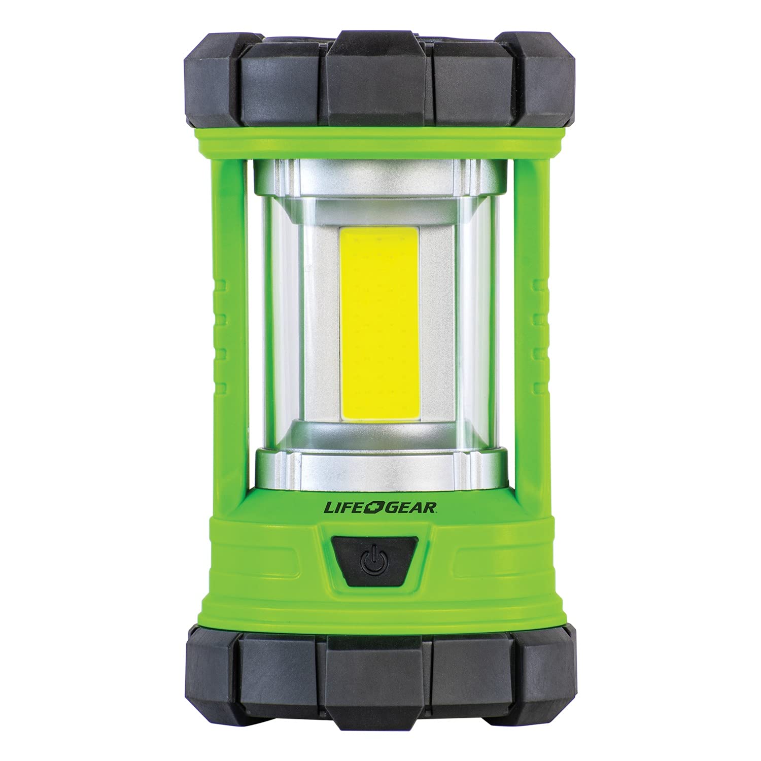 Life Gear 41-3992 2,200-Lumen Usb Rechargeable Lantern And Powerbank, Green, Regular