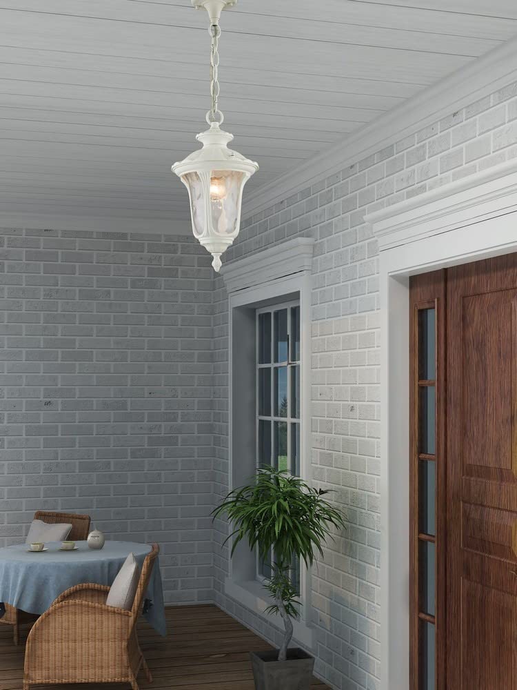 Livex Lighting 7849-07 Oxford 1-Light Outdoor Hanging Lantern, Bronze