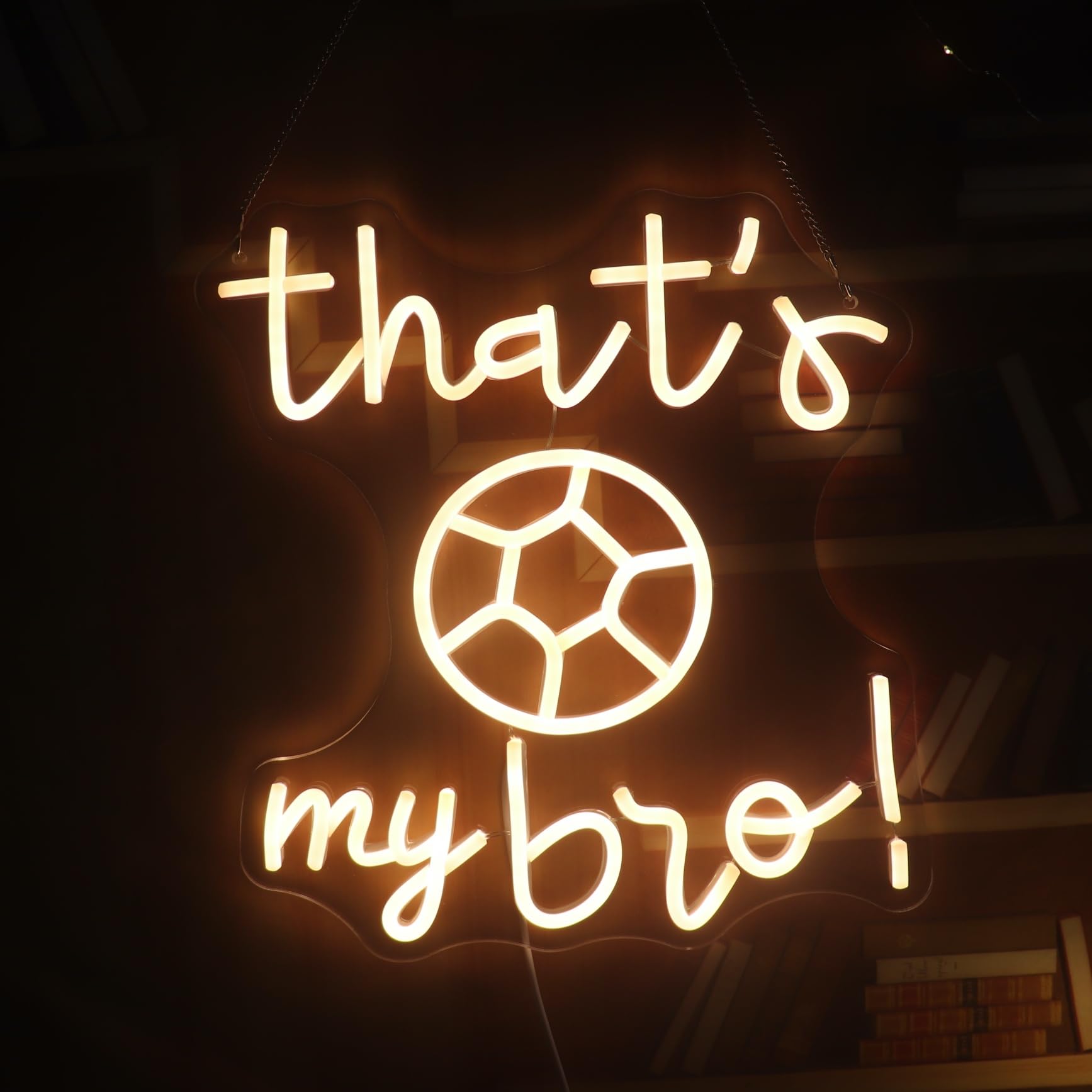ThatS My Bro Football Lover Neon Sign  Soccer Sport Neon Light Sign Football Club Lights  Led Light Up Signs For University Dormitory Man Cave  Game Room Wall Art Decorations Christmas Birthday Gifts
