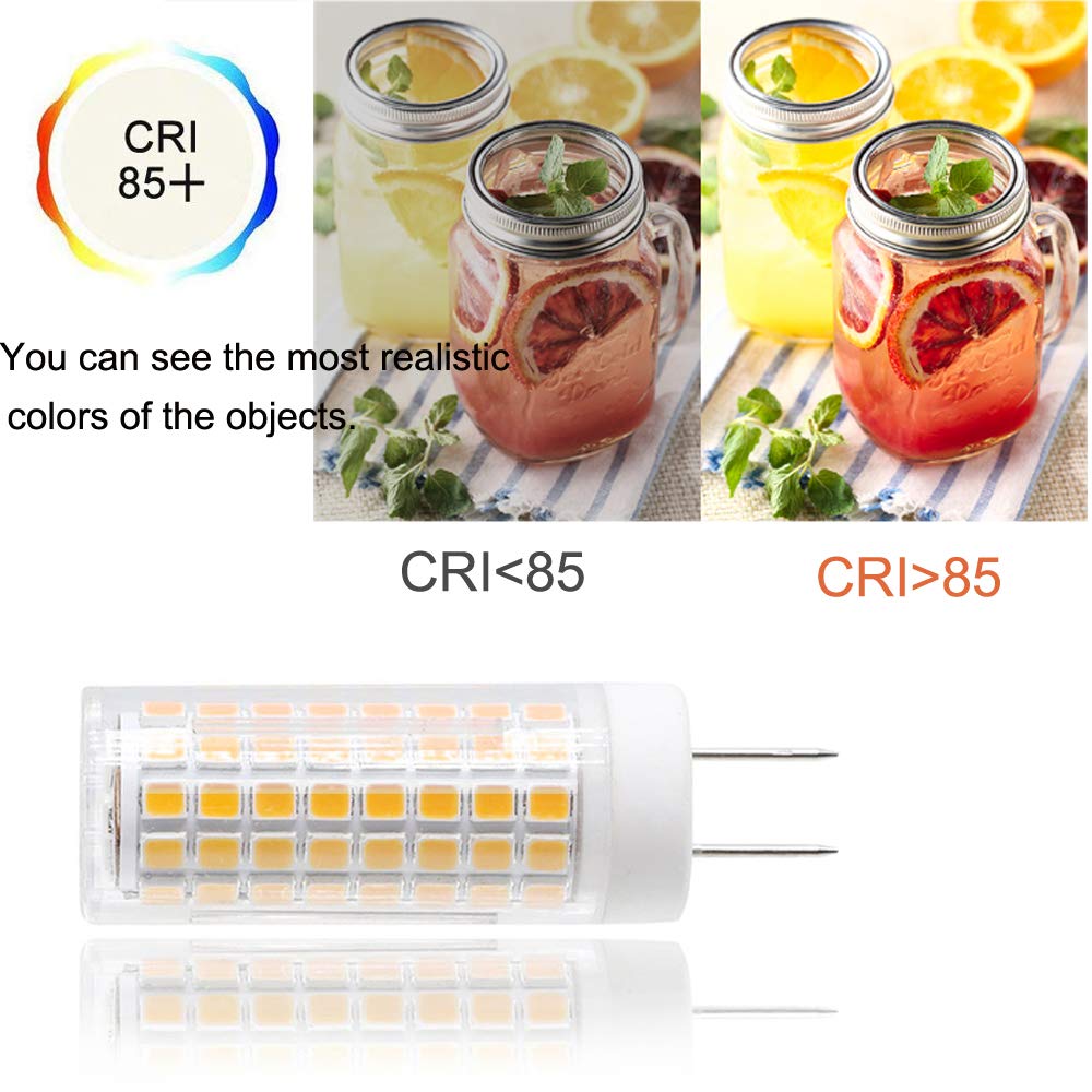 G Mgy Oled 7W Gy8.6 Led Bulb, 75W Halogen Replacement, Warm White, 2