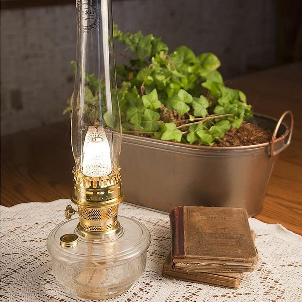 Aladdin Clear Lamp Oil - Clean Burning, Odor Free for Lanterns & Torches, 384 Ounces, Hemp