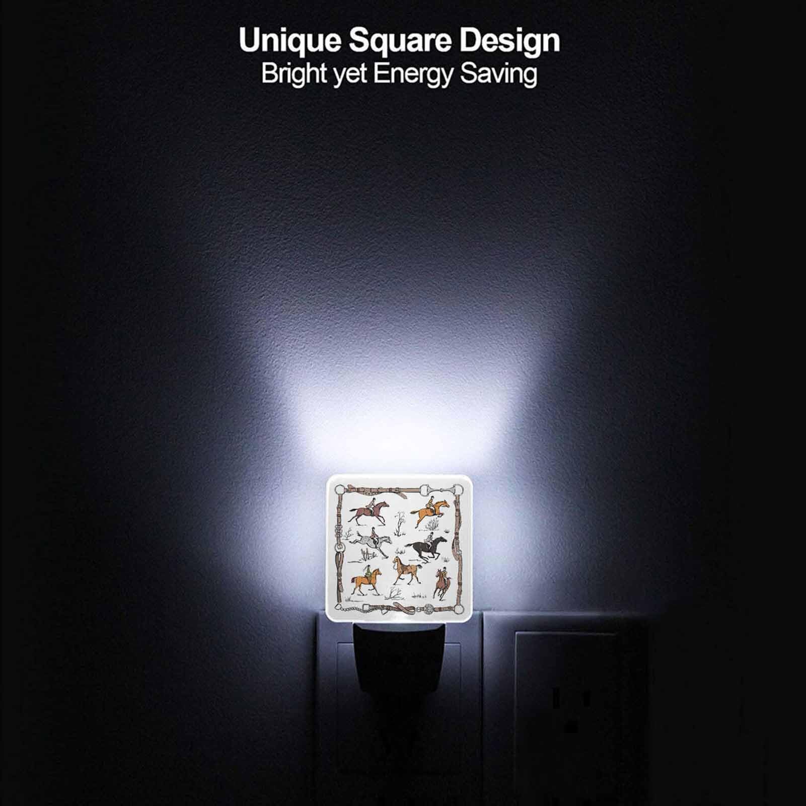Chrobak LED Night Light, Equestrian Sport, Energy Efficient, Model WML-Night-Light-231023-161, White