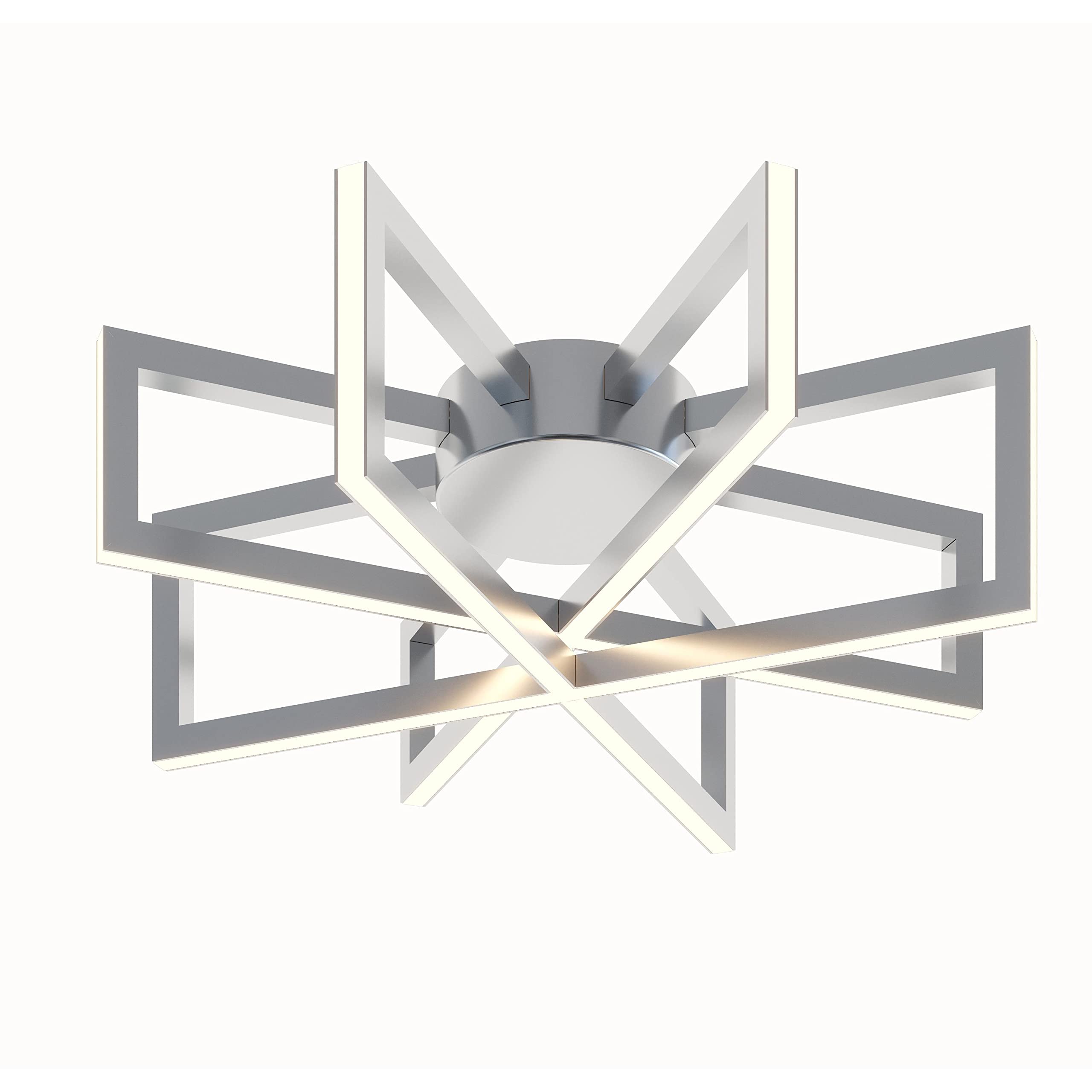 Cass Ceiling LED 38W 4000Lm 120V - Satin Nickel