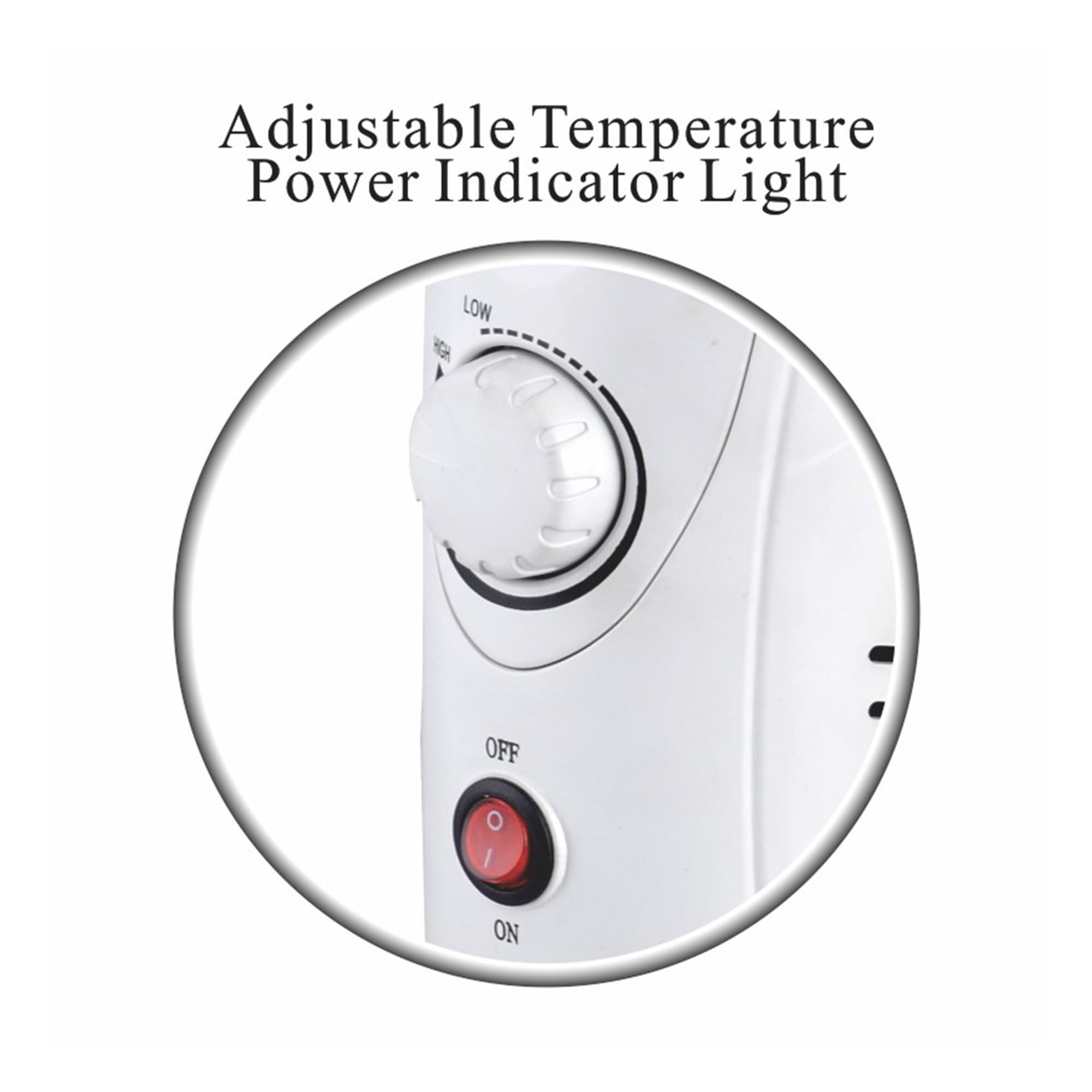 Optimus H-6003 Portable Oil Filled Radiator Heater, Mini, 16 X 6 X 15 Inches