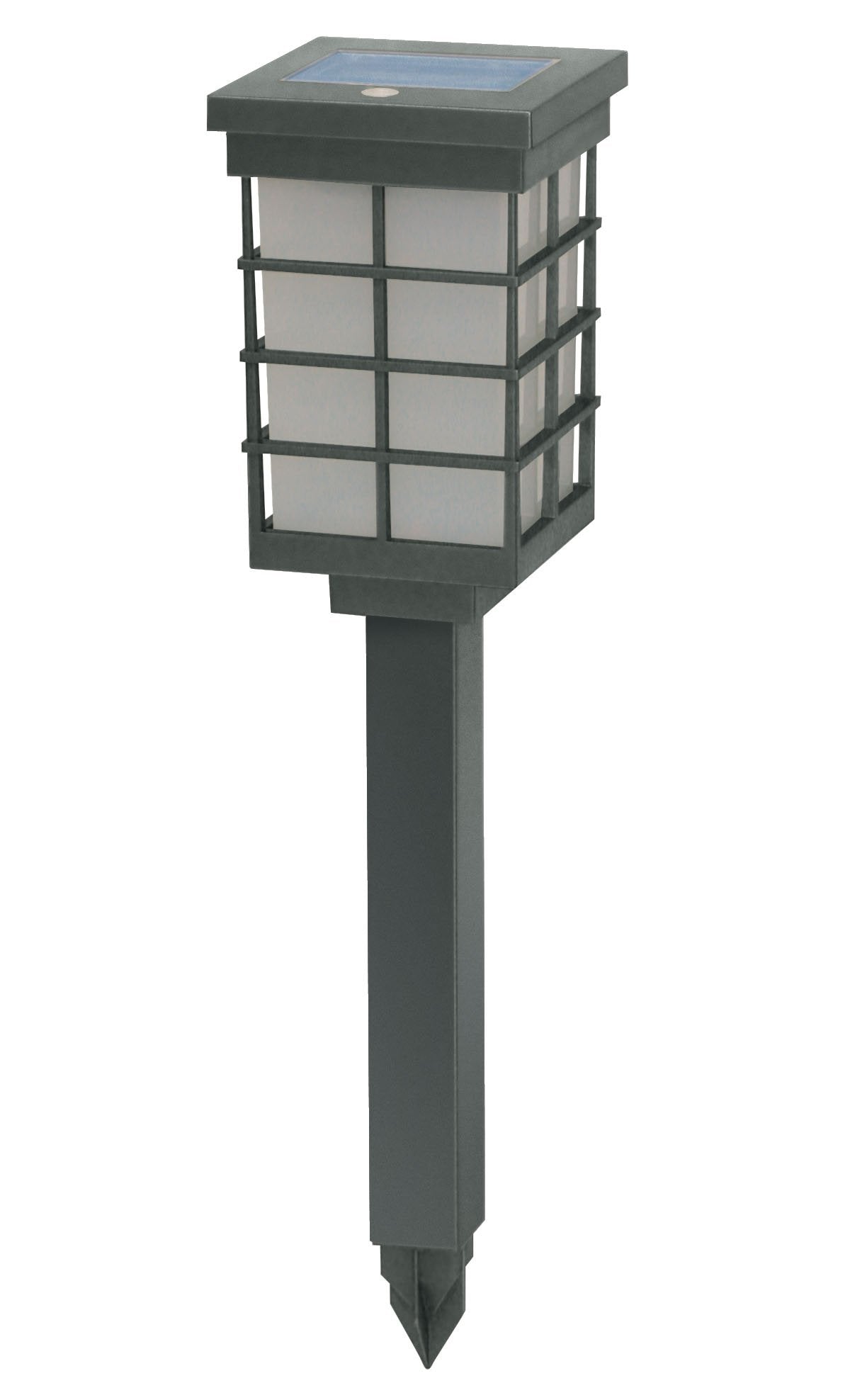 Brinkmann 822-1651-2 Modern Pagoda Solar Light Set Silver, 2-Pack