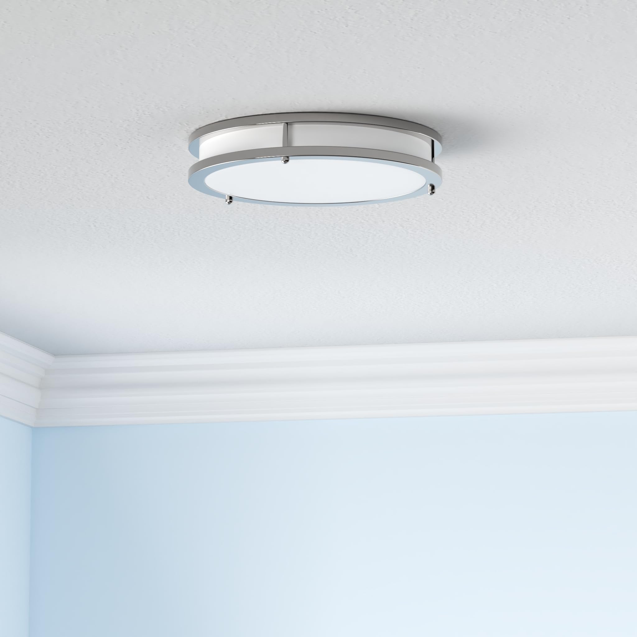 36W 3600Lm Super Bright Led Ceiling Light Fixtures, 2Pack Modern Flush Mount Ceiling Lights Daylight White 5000K, 13 Inch Dimmab