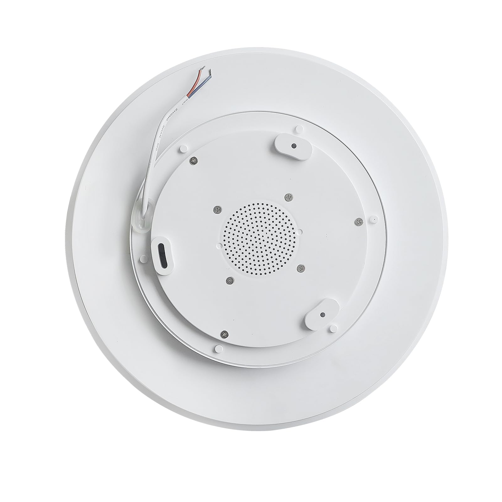 HOREVO 24W LED Ceiling Lamp with Bluetooth Speaker, Remote Control, RGB Color Changing, Large, Black, Model X003