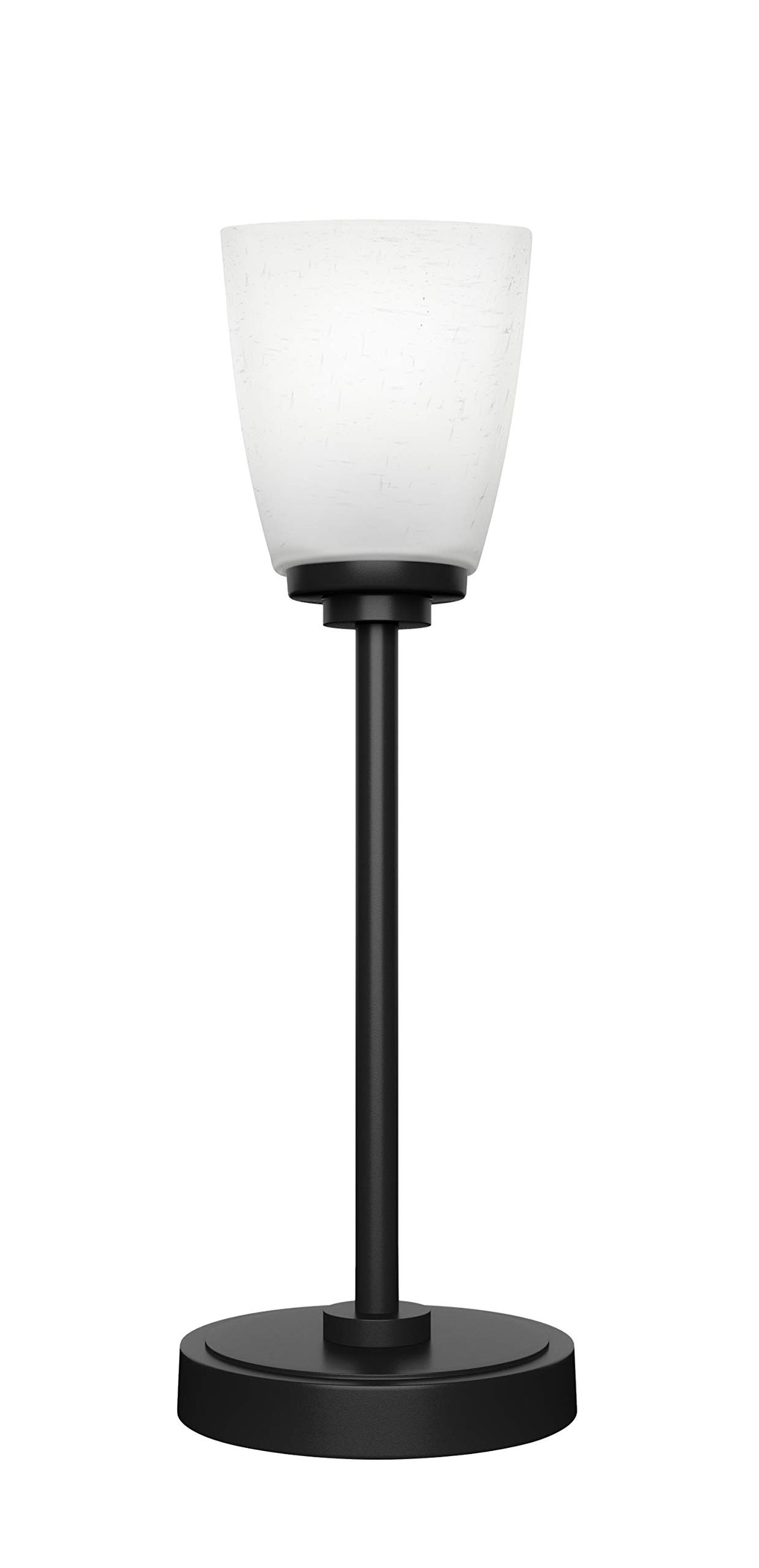 Toltec Lighting Luna 1 Light Table Lamp in Matte Black (53-MB-460)