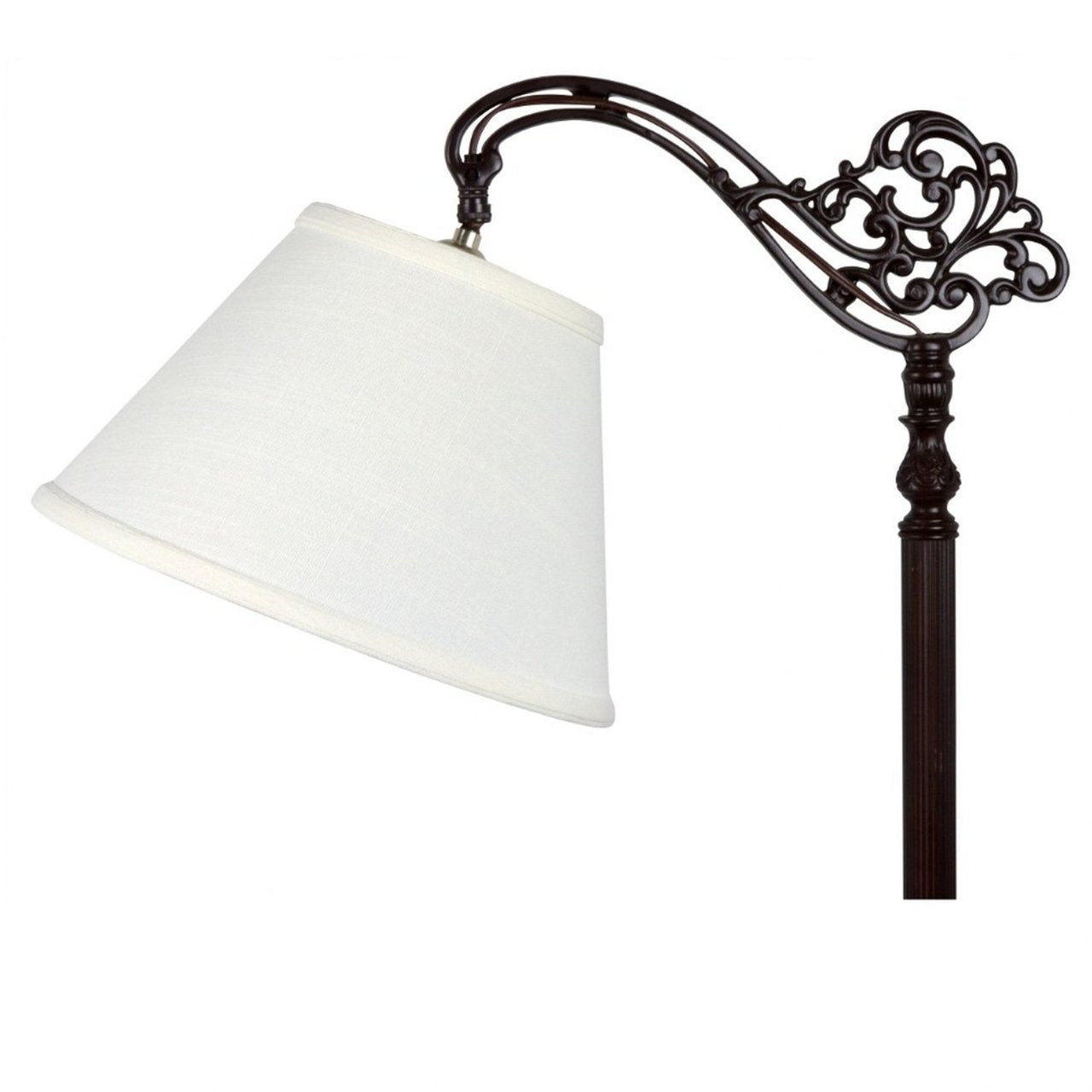 Upgradelights White Linen Lamp Shade Replacement, 8 Inch Uno, 5x8x6