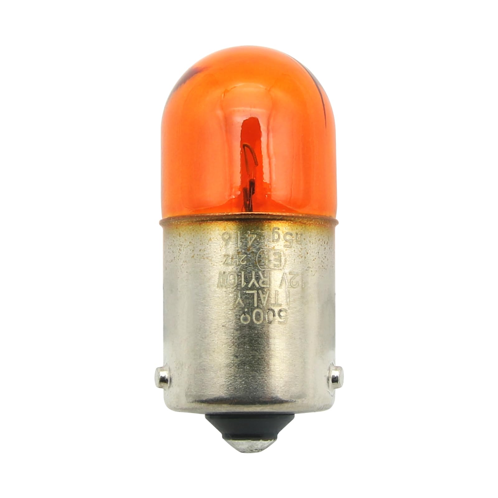MFC PRO Amber Turn Signal Light Bulbs - 12V RY10W BAU15S - Pack of 4 - Orange