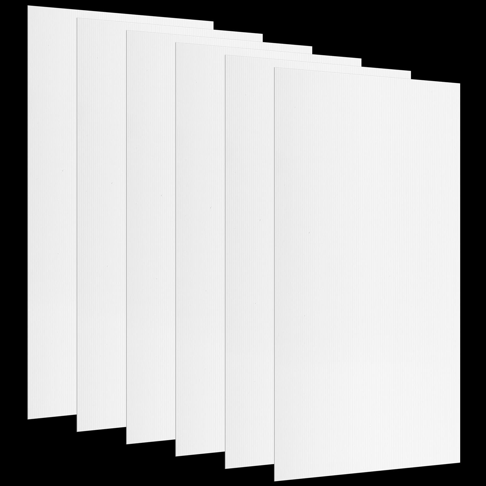 Pushglossy 6 Pack 22.5 x 46.5 x 0.2 Fluorescent Light Covers Classroom Office Diffuser Panels Cuttable for 2x4ft Drop Ceiling Li
